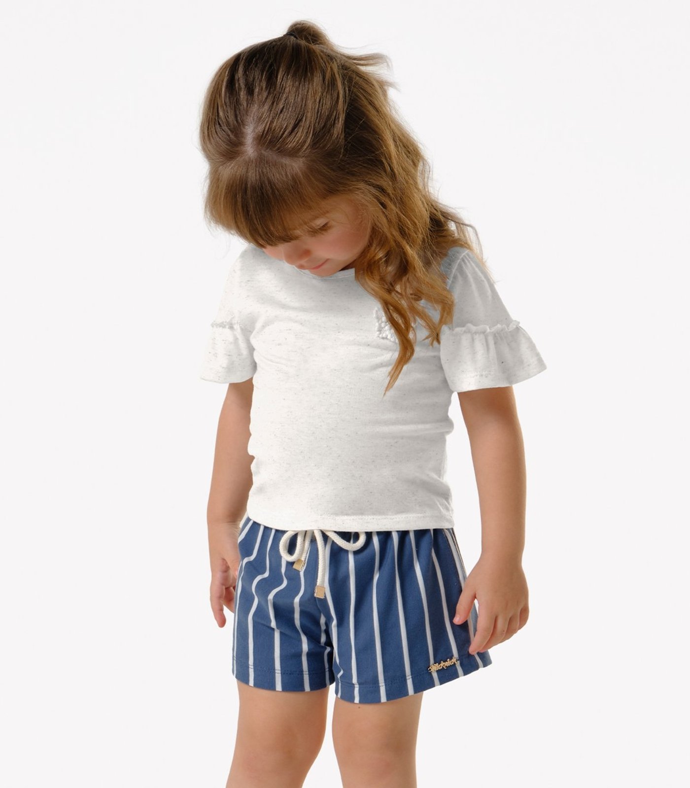 Infantil - Conjunto Blusa Com Shorts Trick Nick Bege
