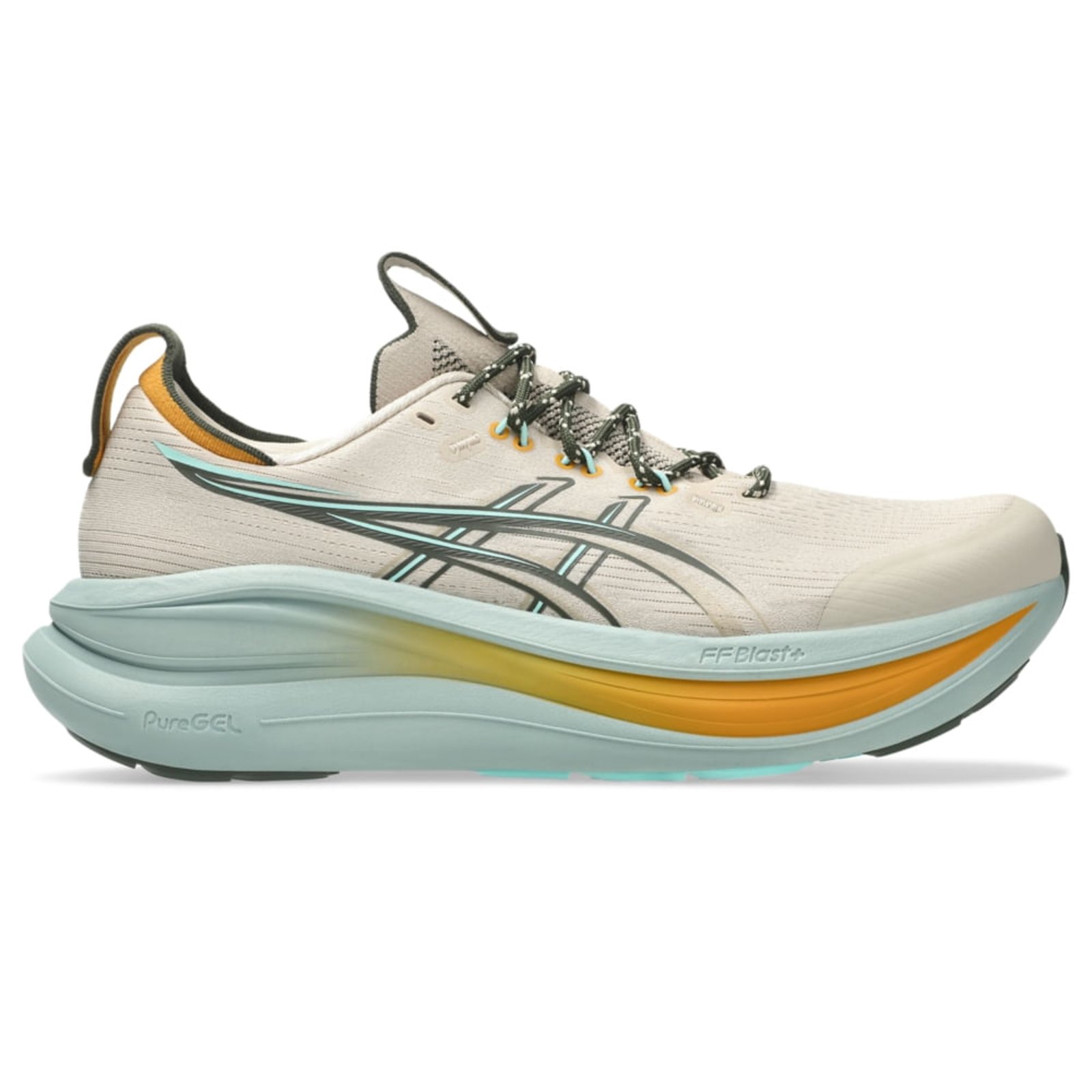 Tênis ASICS Gel- Nimbus 28 TR - Bege/Azul