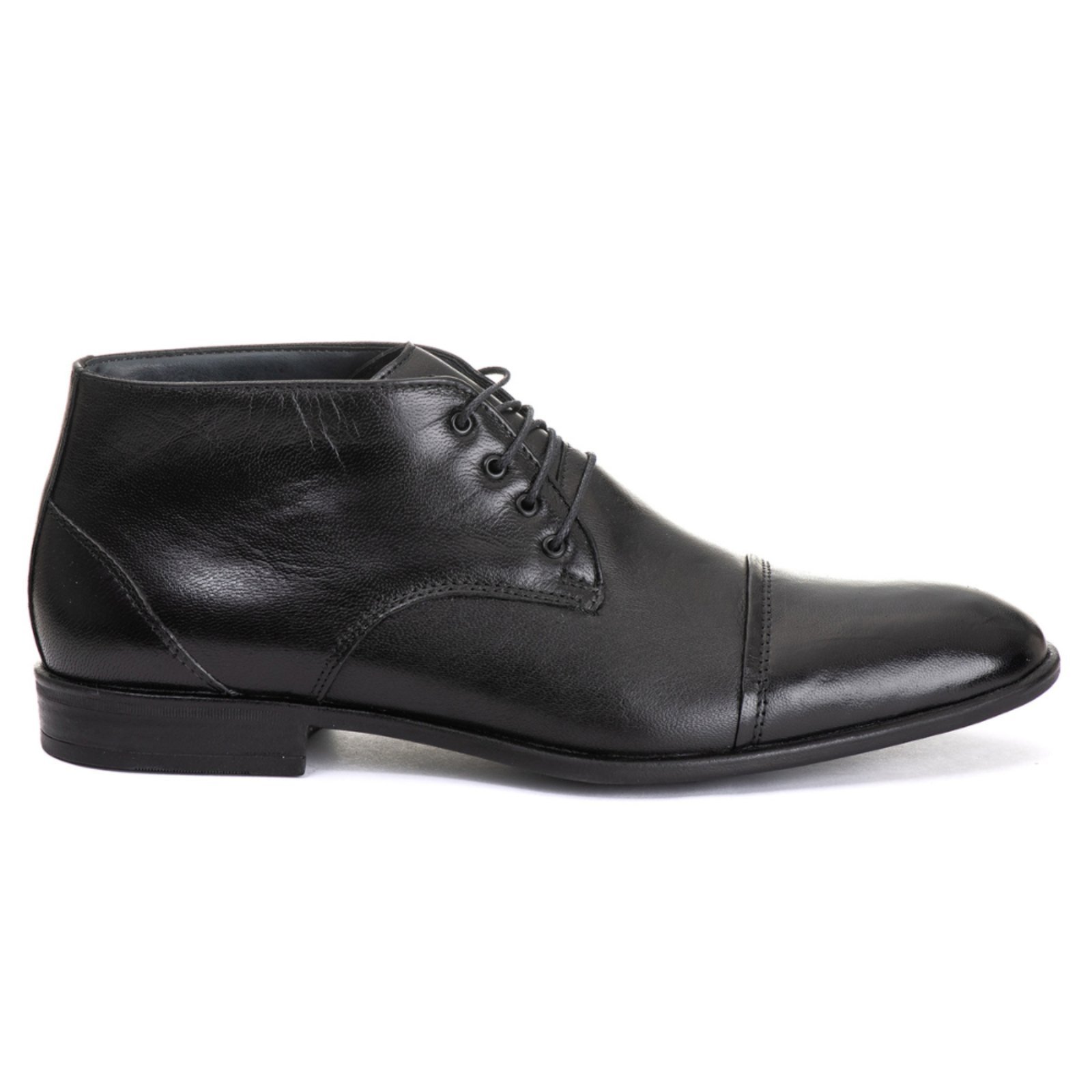 Bota Derby Social Tombstone em Couro Preto