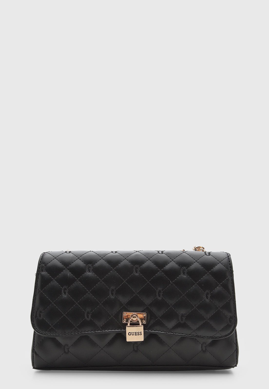 Bolsa Feminina Guess Matelassê Preta