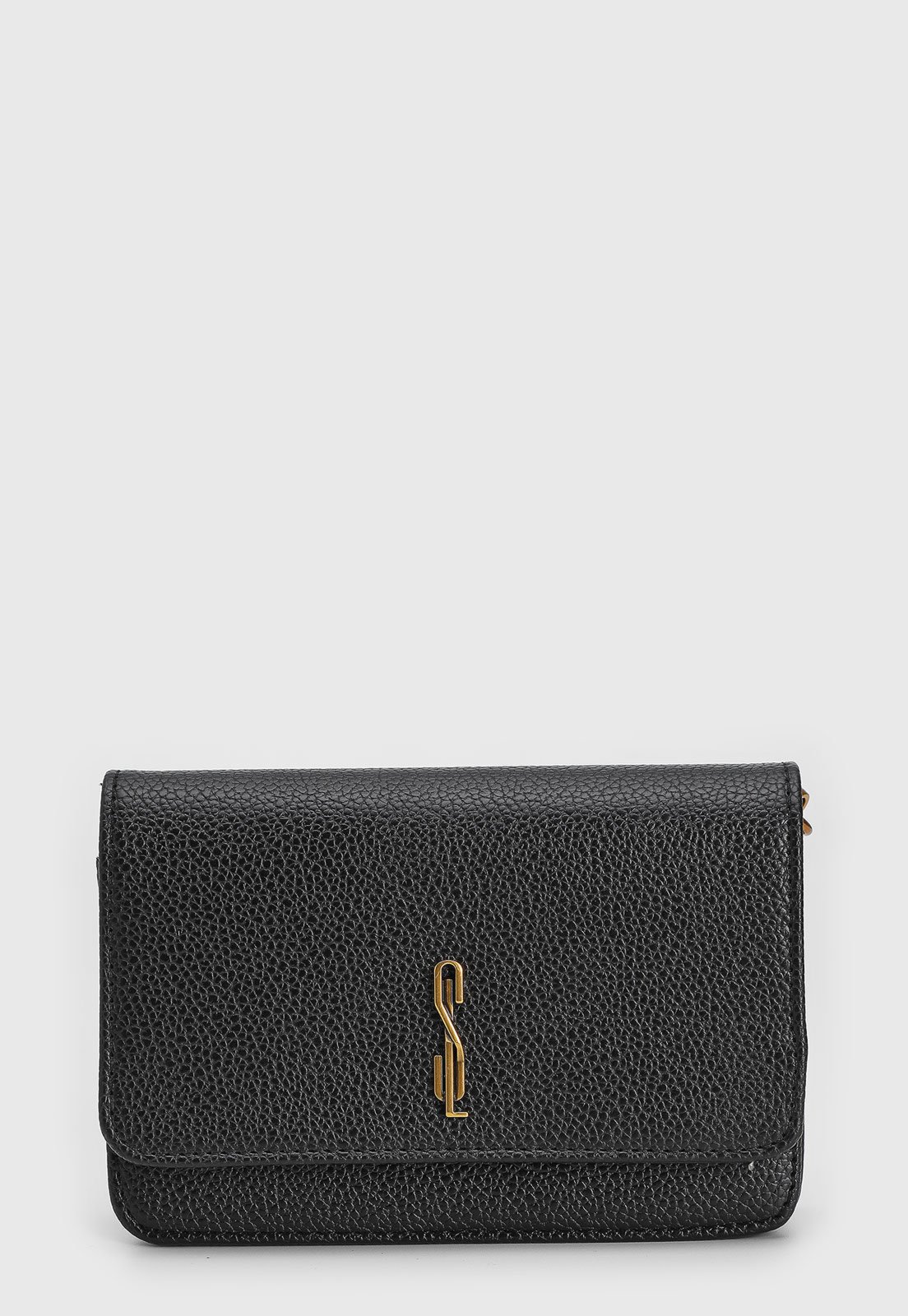 Bolsa Feminina Santa Lolla Alça Corrente Preta