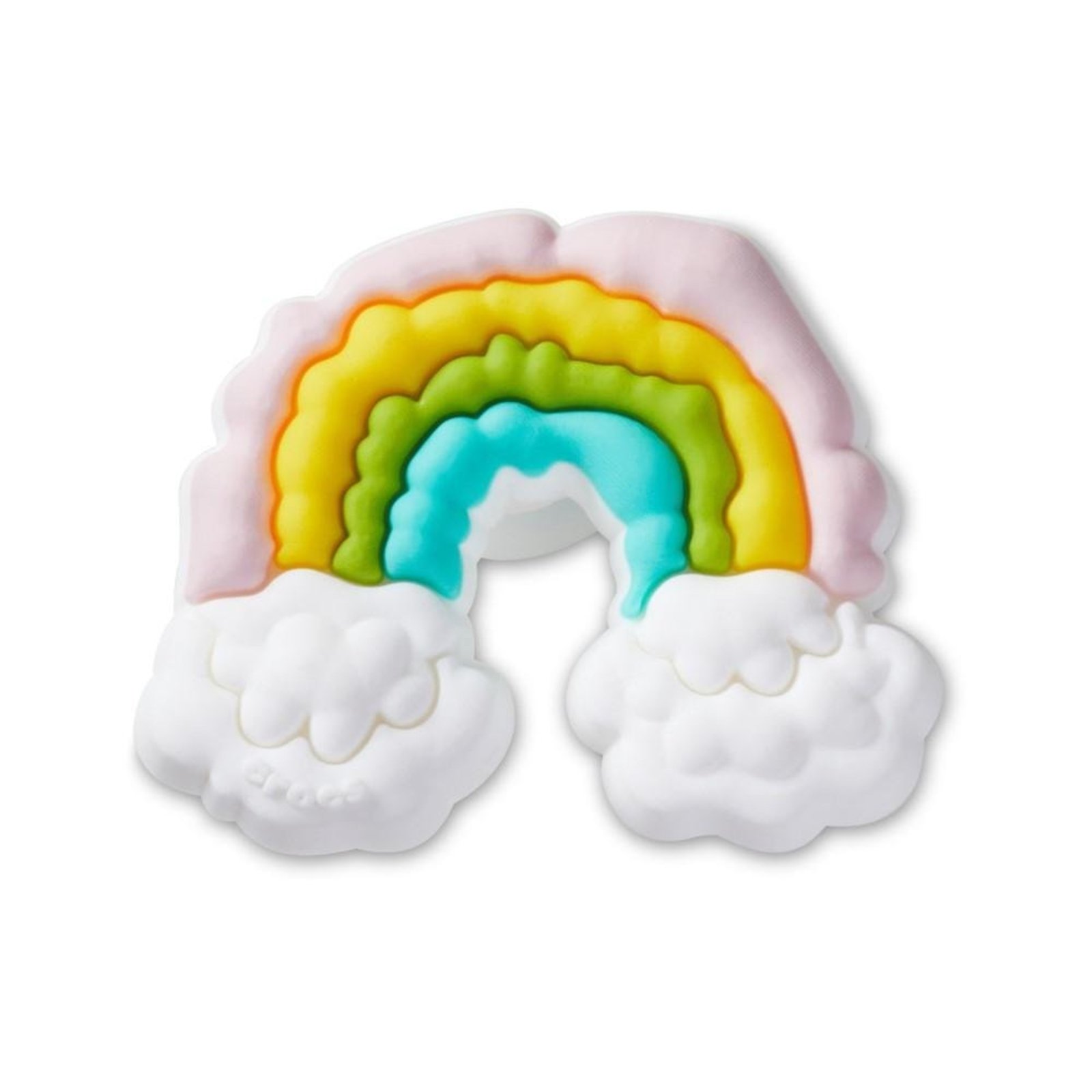 Infantil - Jibbitz™ Arco-Íris Artesanal Único Branco
