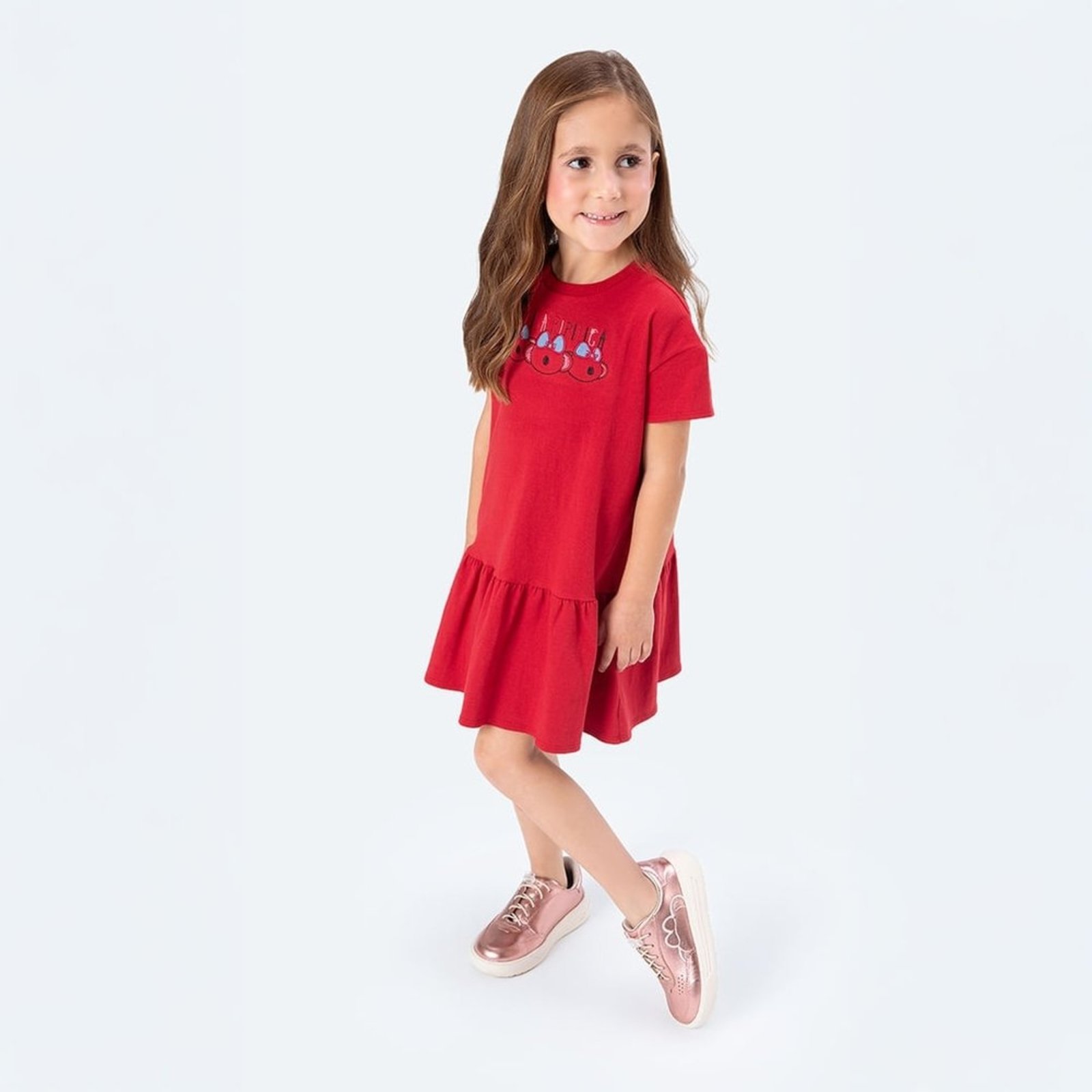 Infantil - Vestido Curto Menina Lilica Ripilica