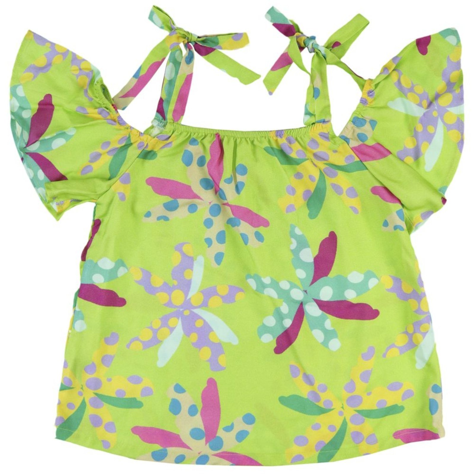 Vista 3 Infantil - Blusa Juvenil Look Jeans Estampada verde Look Jeans verde