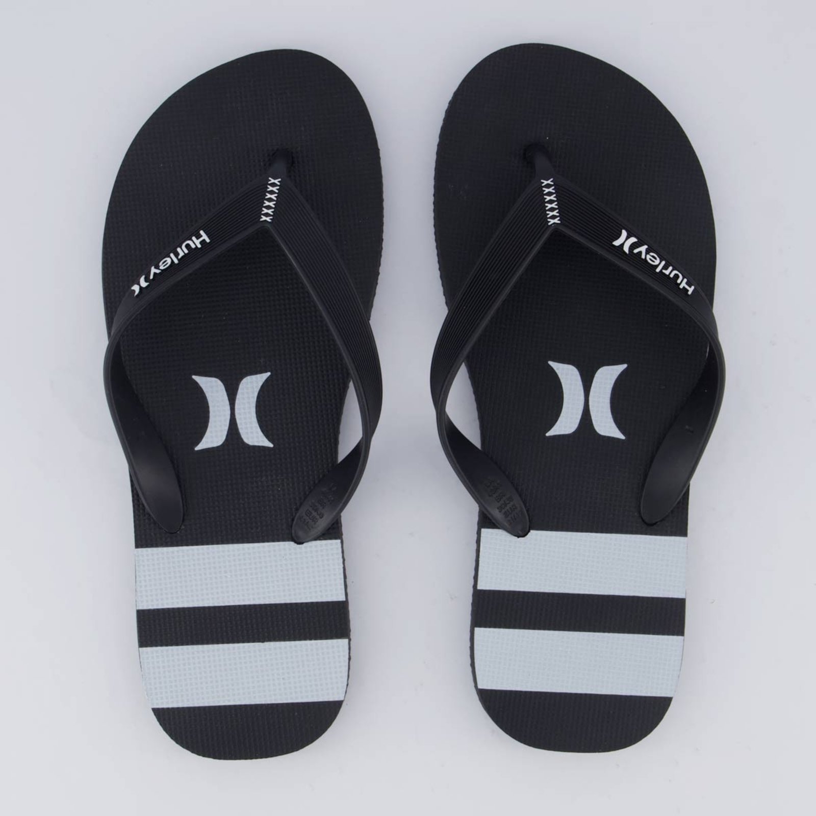 Chinelo Hurley Oceanside I Preto e Cinza