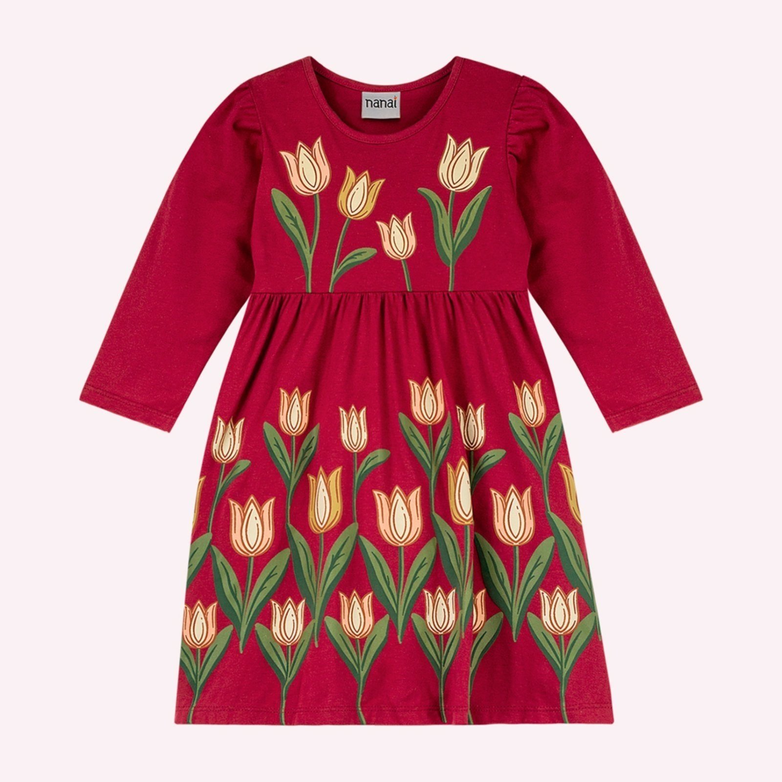 Infantil - Vestido Menina Tulipas Nanai