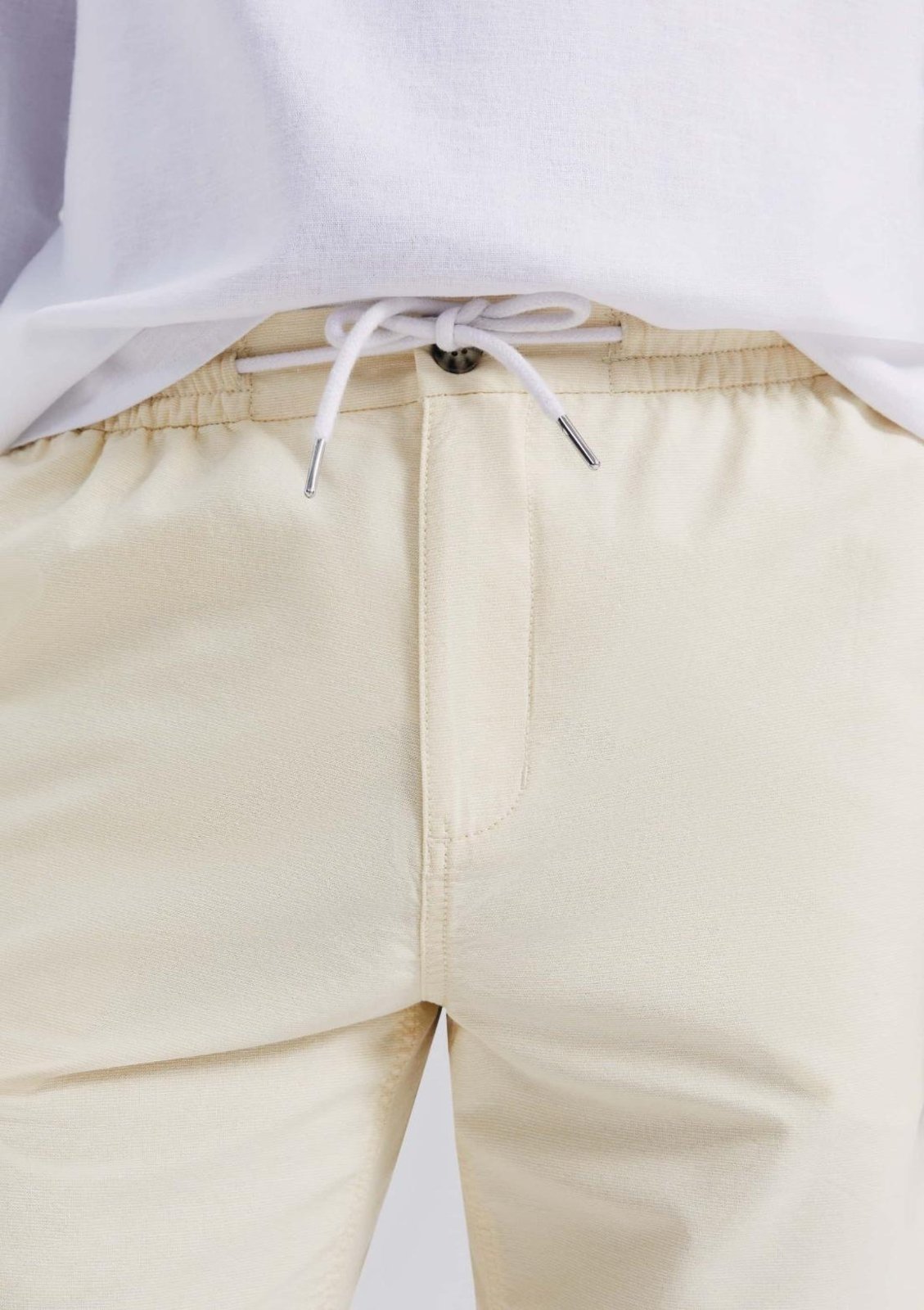 Vista 3 Bermuda Masculina Reta Fio Tinto Hering azul Hering azul