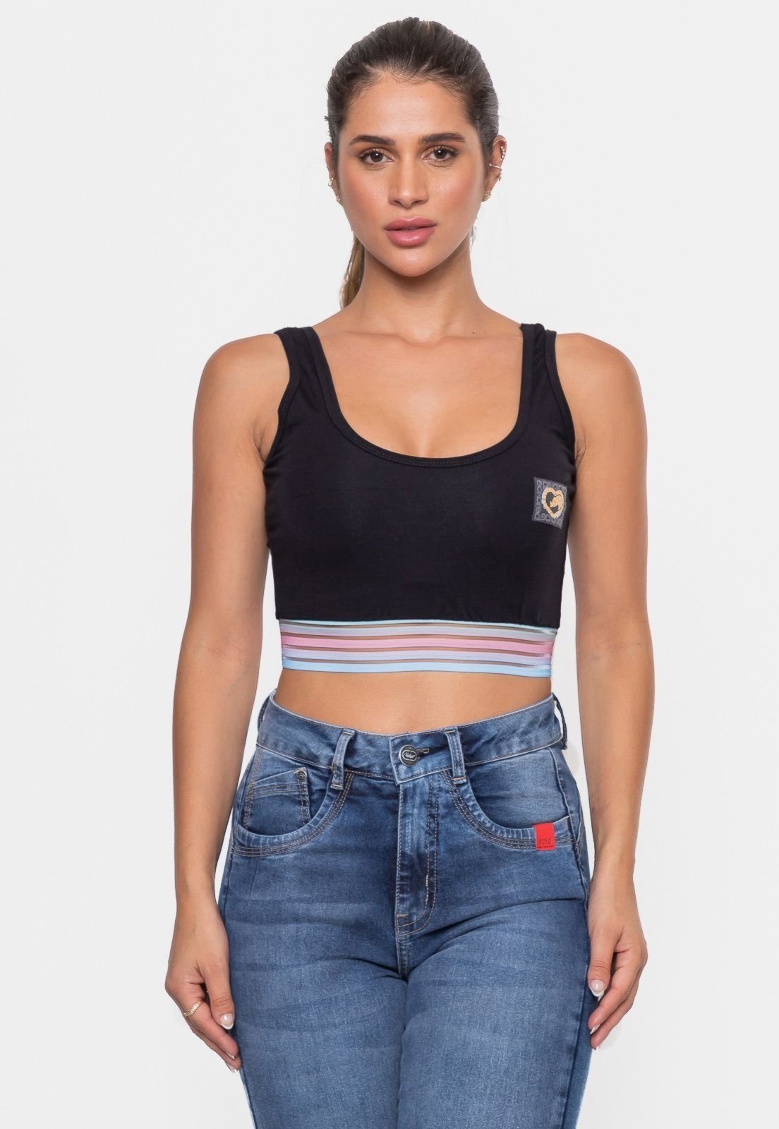 Top Ecko Feminino Sandy Preta