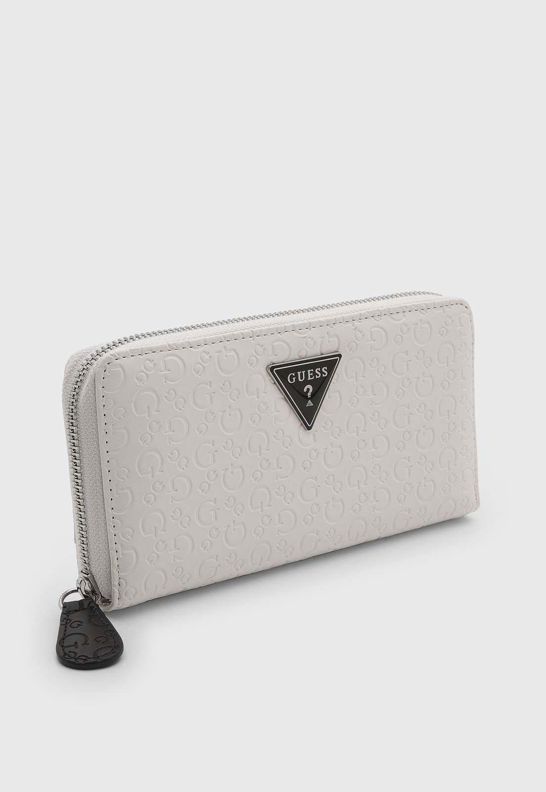 Carteira Feminina Guess Retangular Monograma Branca