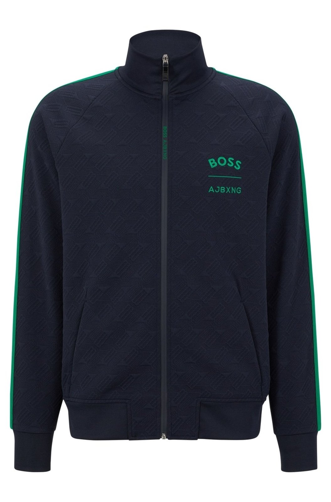 Moletom De Corte Folgado Com Zíper BOSS X Ajbxng Azul - EGG
