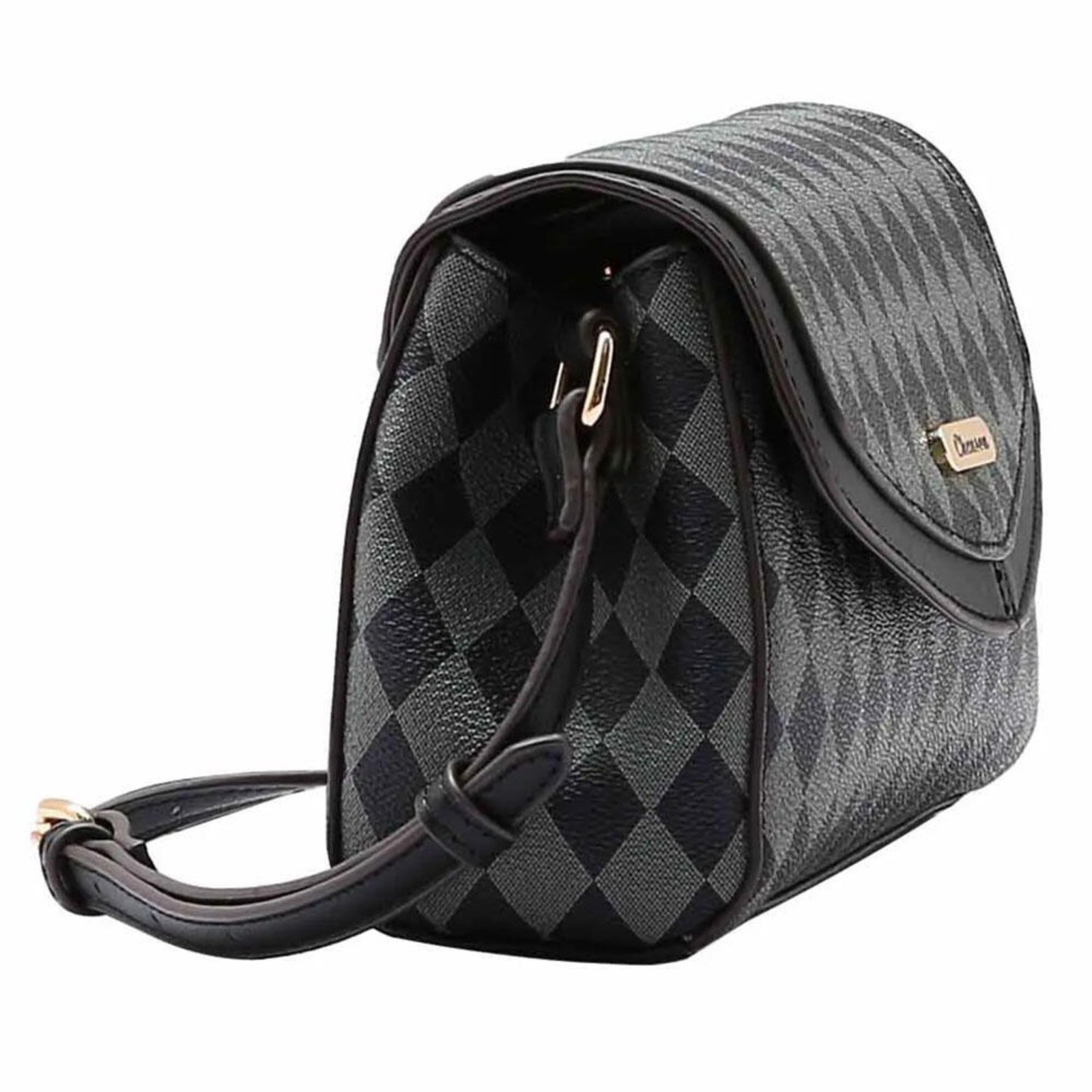 Bolsa Feminina Transversal Chenson Cg84855 1824855 Preto