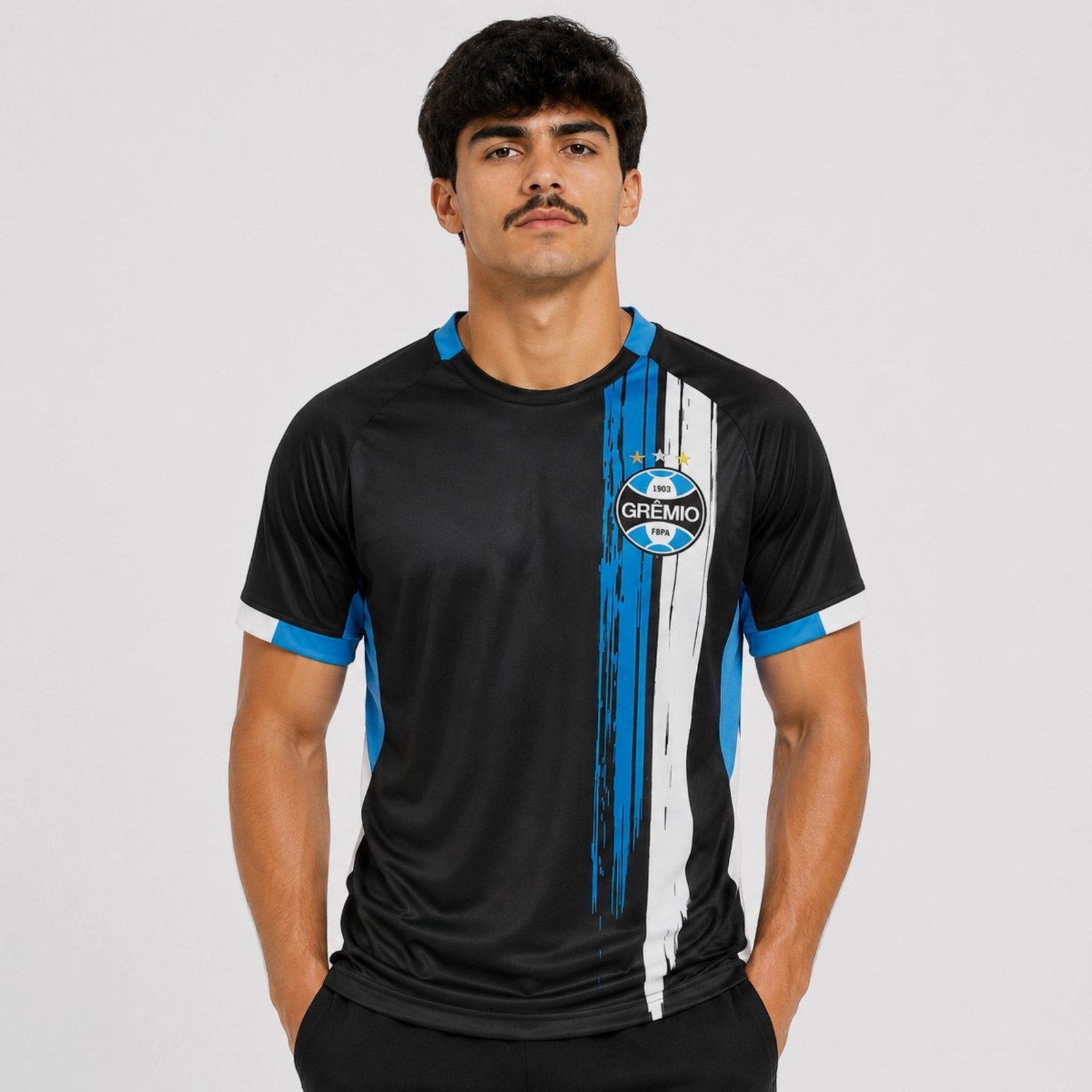 Camisa Grêmio Paintt Preta