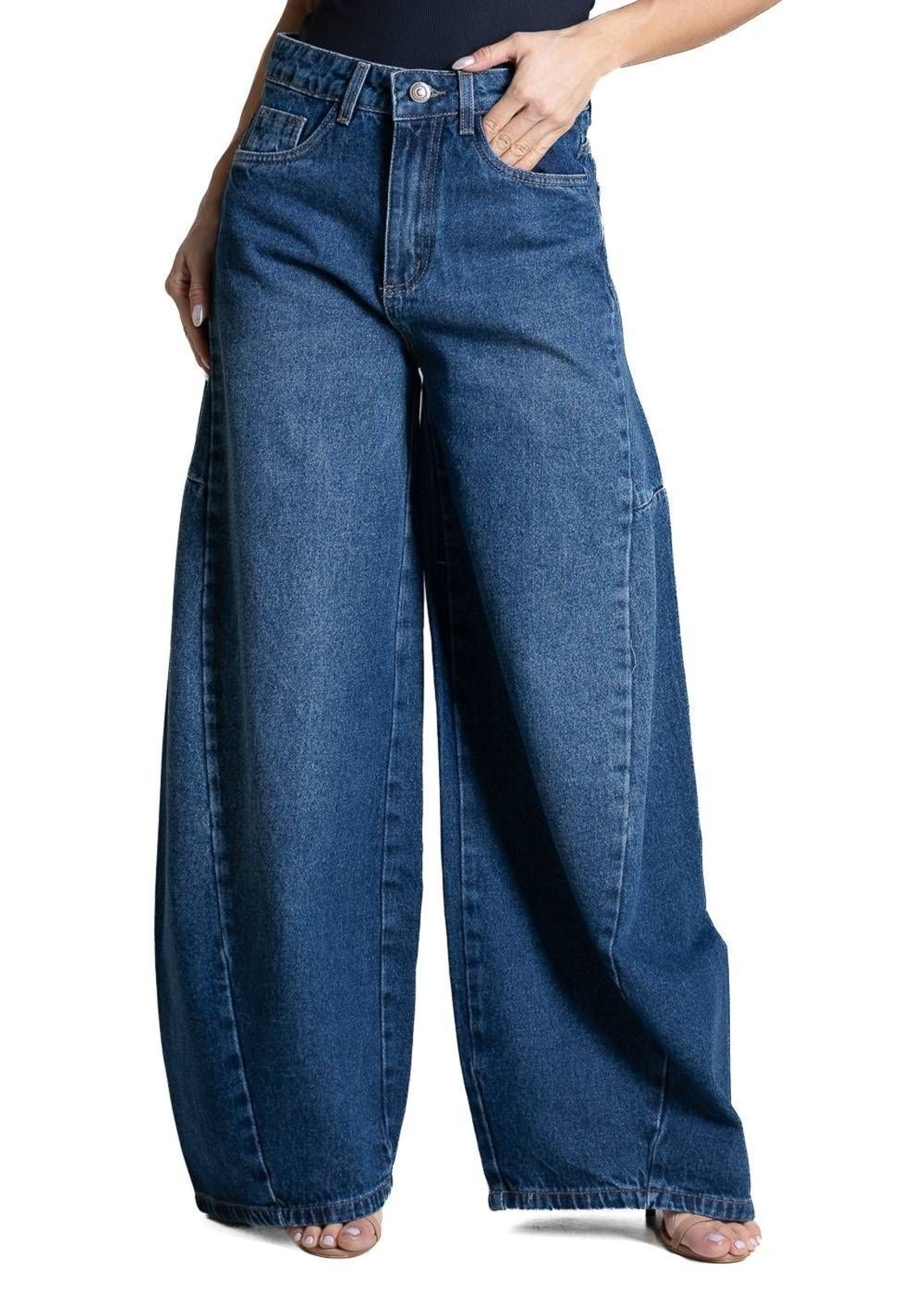 Calça Jeans Sawary Balloon - 283828 - Azul - Sawary