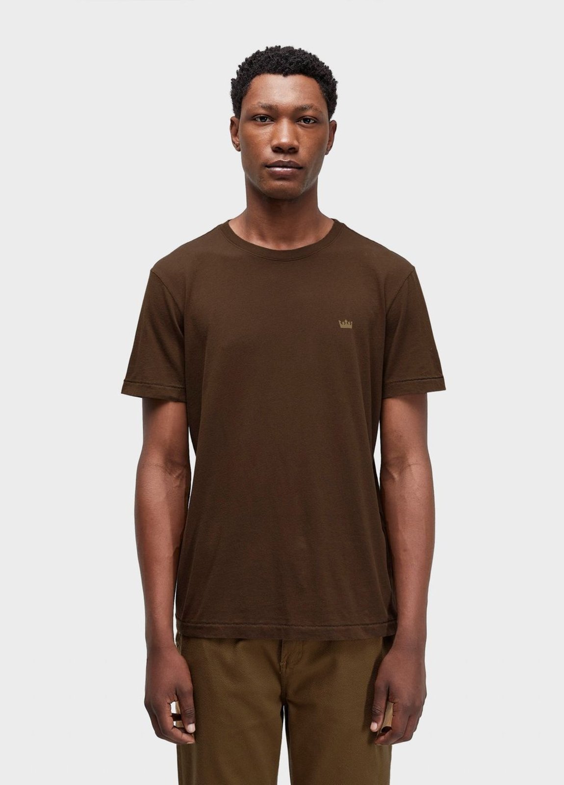 T-shirt soft used gold crown OSKLEN