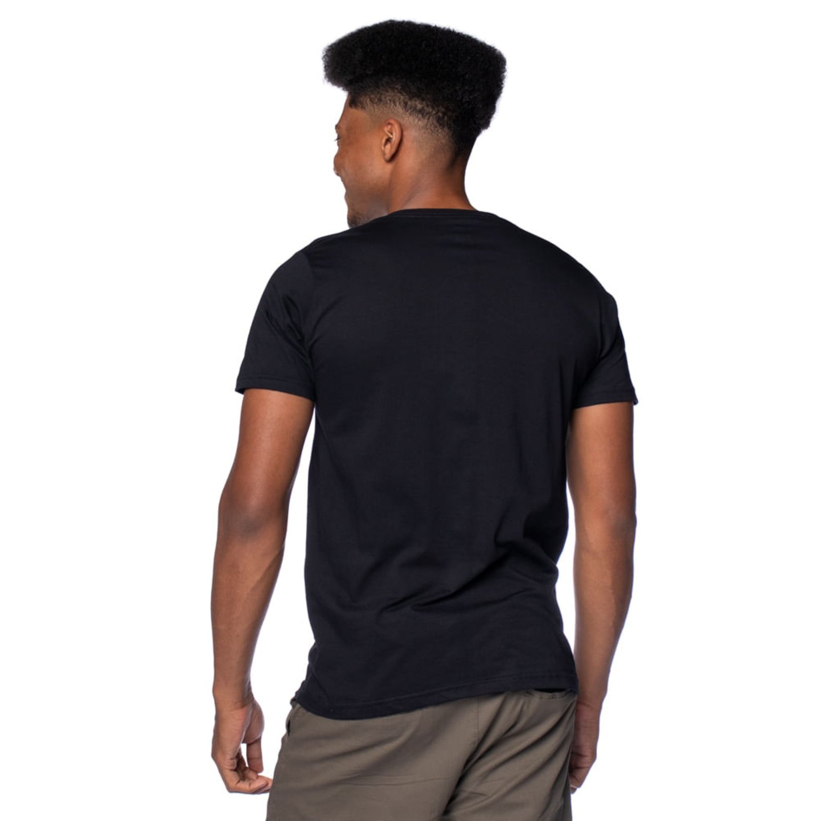 Vista 3 Camiseta Masculina Radical Style Básica Desayner verde Desayner verde