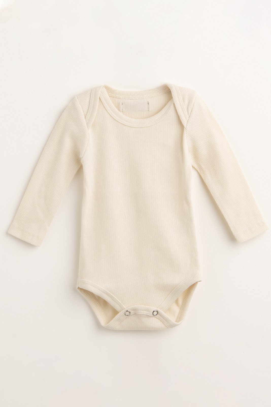 Infantil - Body Canelado Longo Ribana Sustentável Marfim Zebra&Friends
