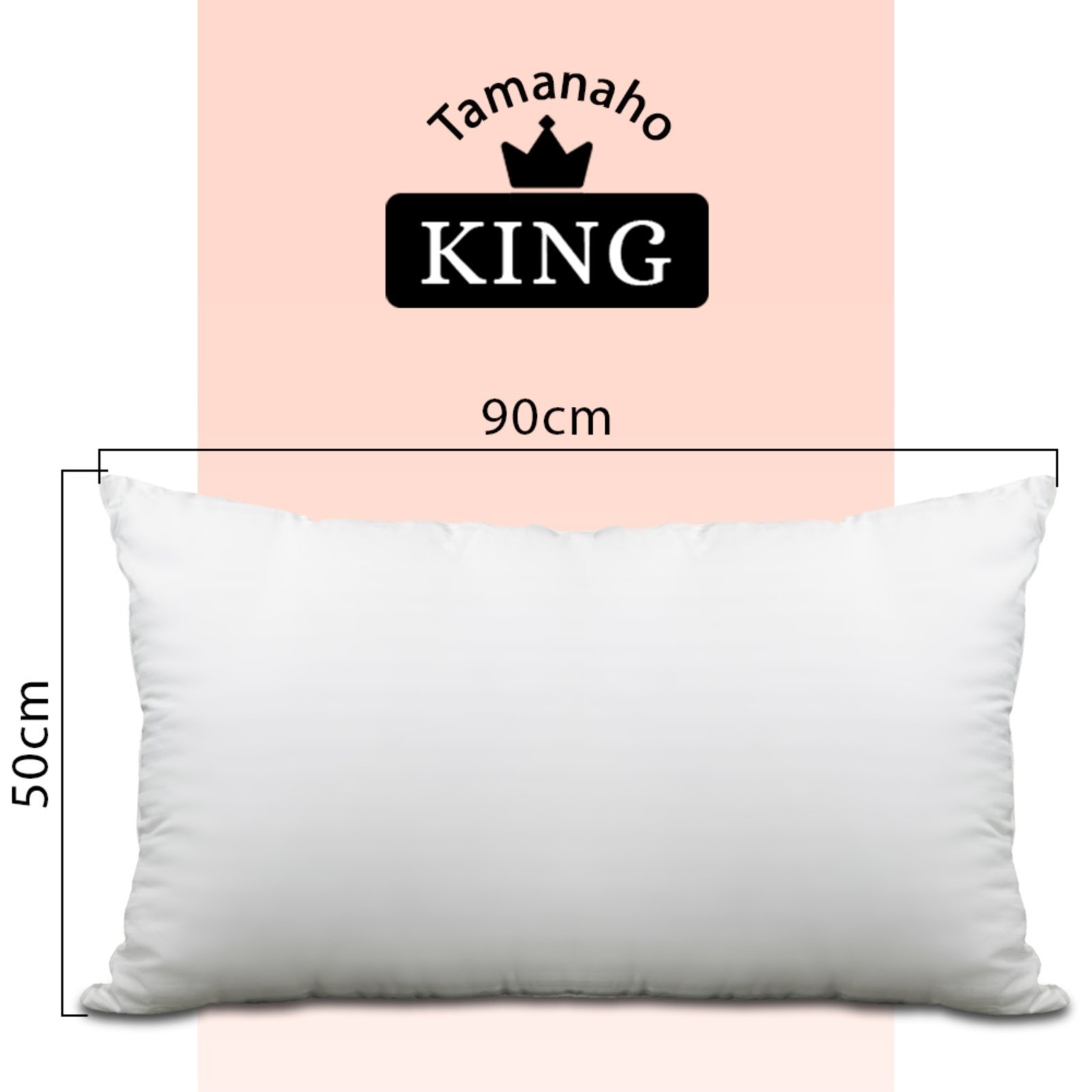 Vista 3 Kit 2 Travesseiro King Premium De Fibra Conforto Extra tipo Pluma De Ganso Ecológica 50x90 BF Colchões branco BF Colchoes branco