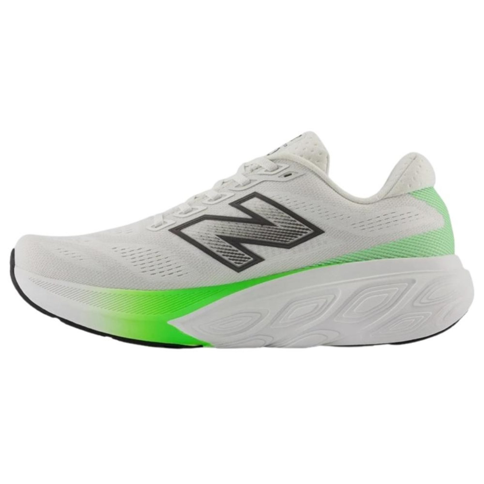 Vista 3 Tênis New Balance Fresh Foam X 880 V15 Masculino - Bege Com Verde bege verde New Balance bege verde