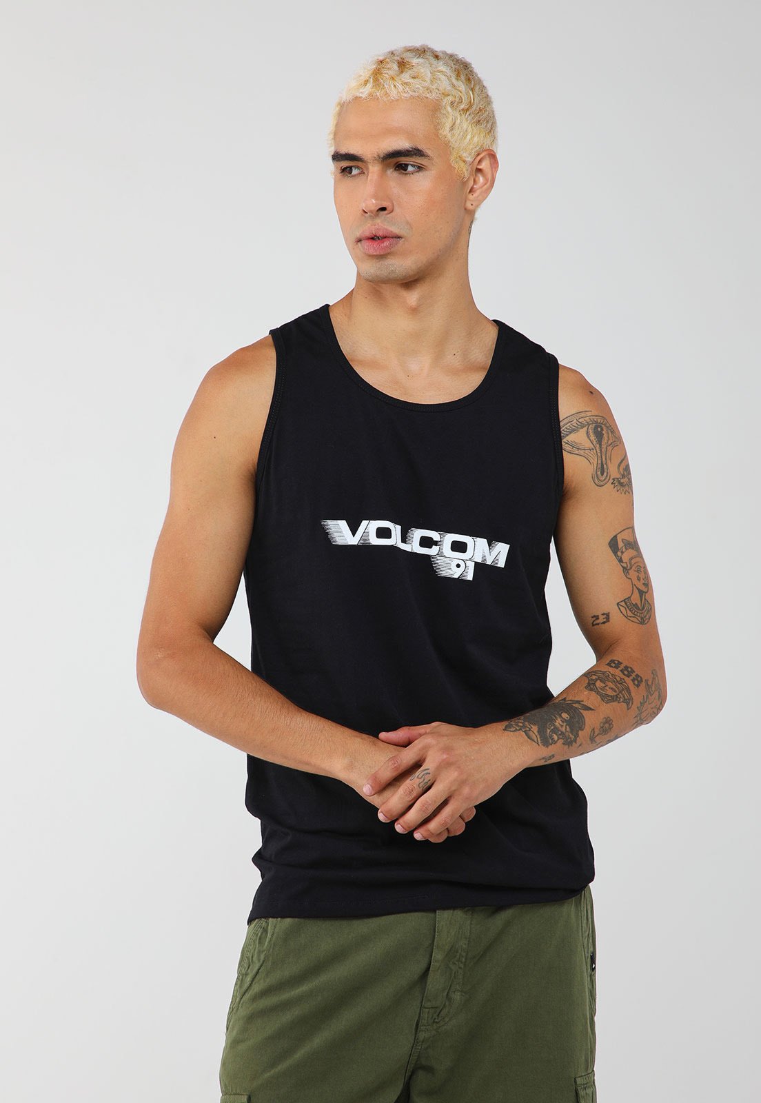 Regata Masculina Volcom Olympian Preta