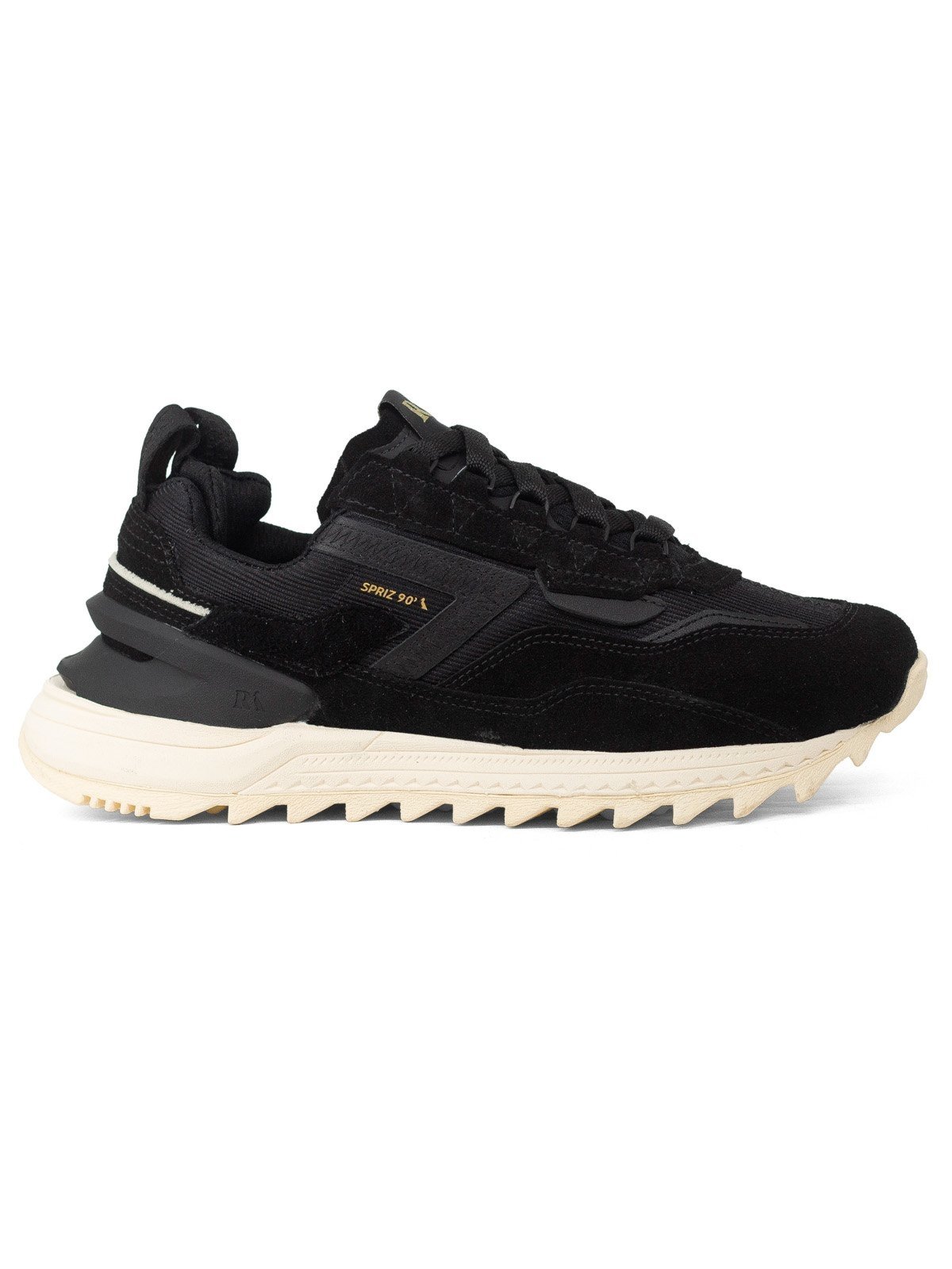 Tênis Masculino Reserva RSV Spriz Icon 90 Sneaker Confortável Cadarço Preto