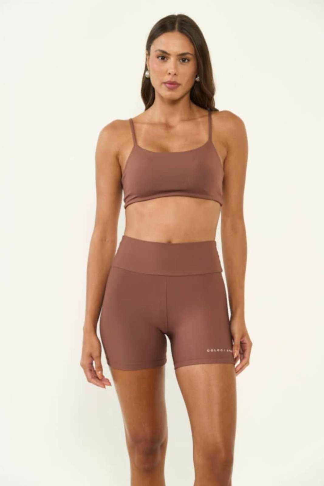 Top Colcci Sport Summer Feminino Marrom