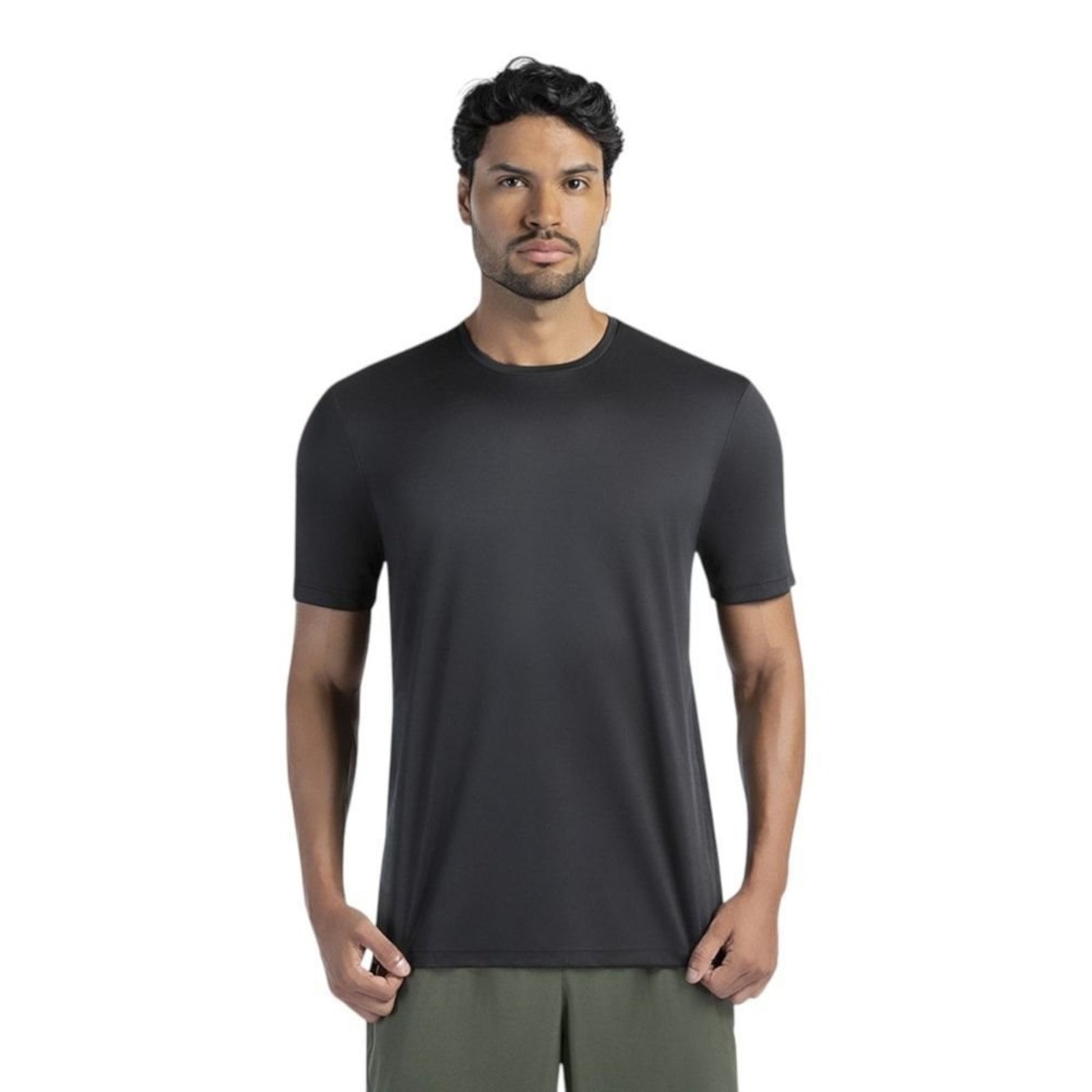 Camiseta Olympikus Basic Logo Masculina - Preto - Olympikus
