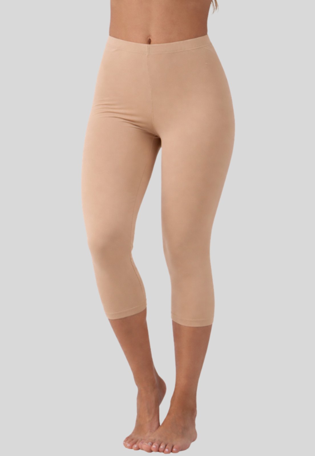 Calça Feminina Anágua Capri Segunda Pele Evita Atrito