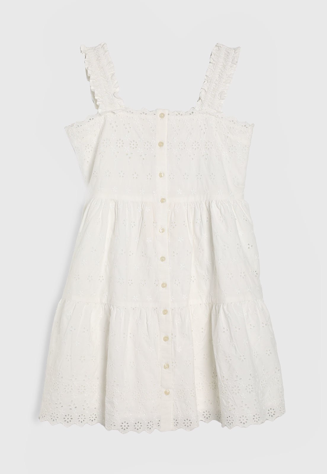 Infantil – Vestido GAP Laise Off-White