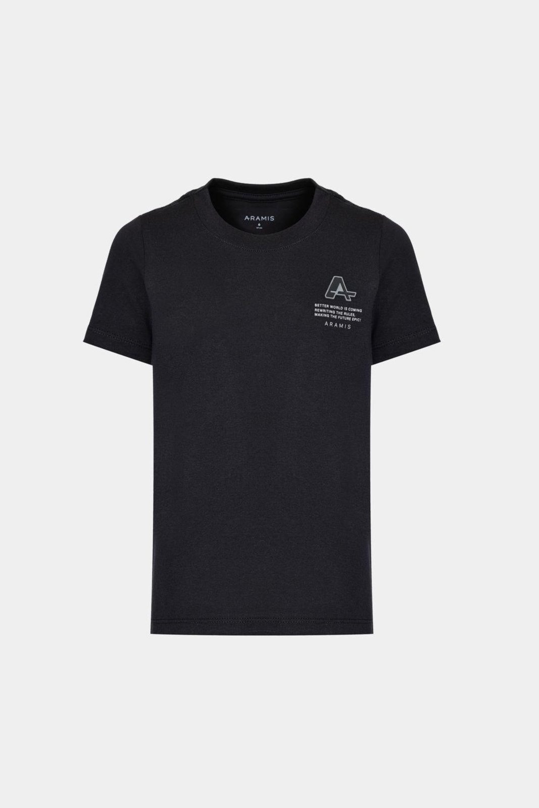 Vista 2 Infantil - Camiseta Aramis Manga Curta Pixel preto Aramis preto