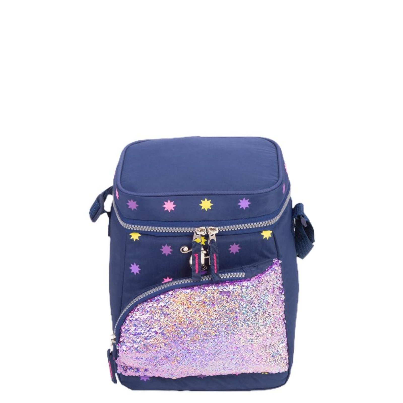 Infantil – Lancheira Grande Capricho Estrelas – Azul Azul