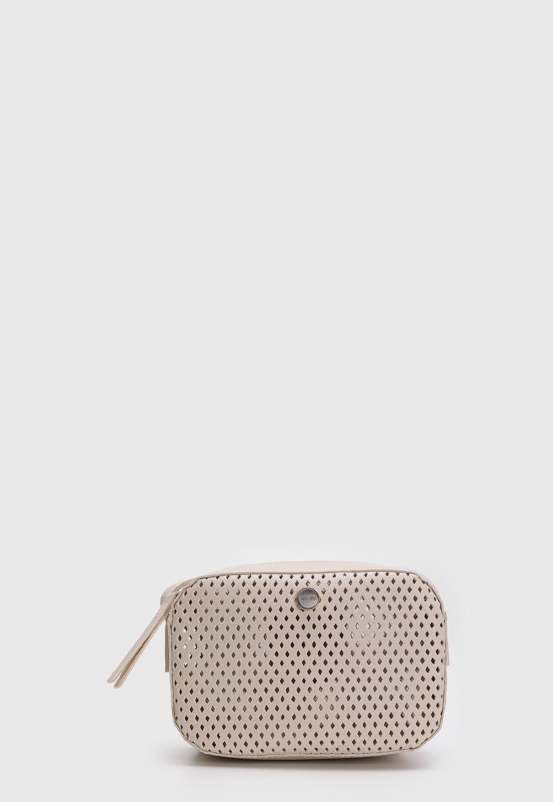 Bolsa Transversal Feminina Anacapri Alça Ajustável Off-White