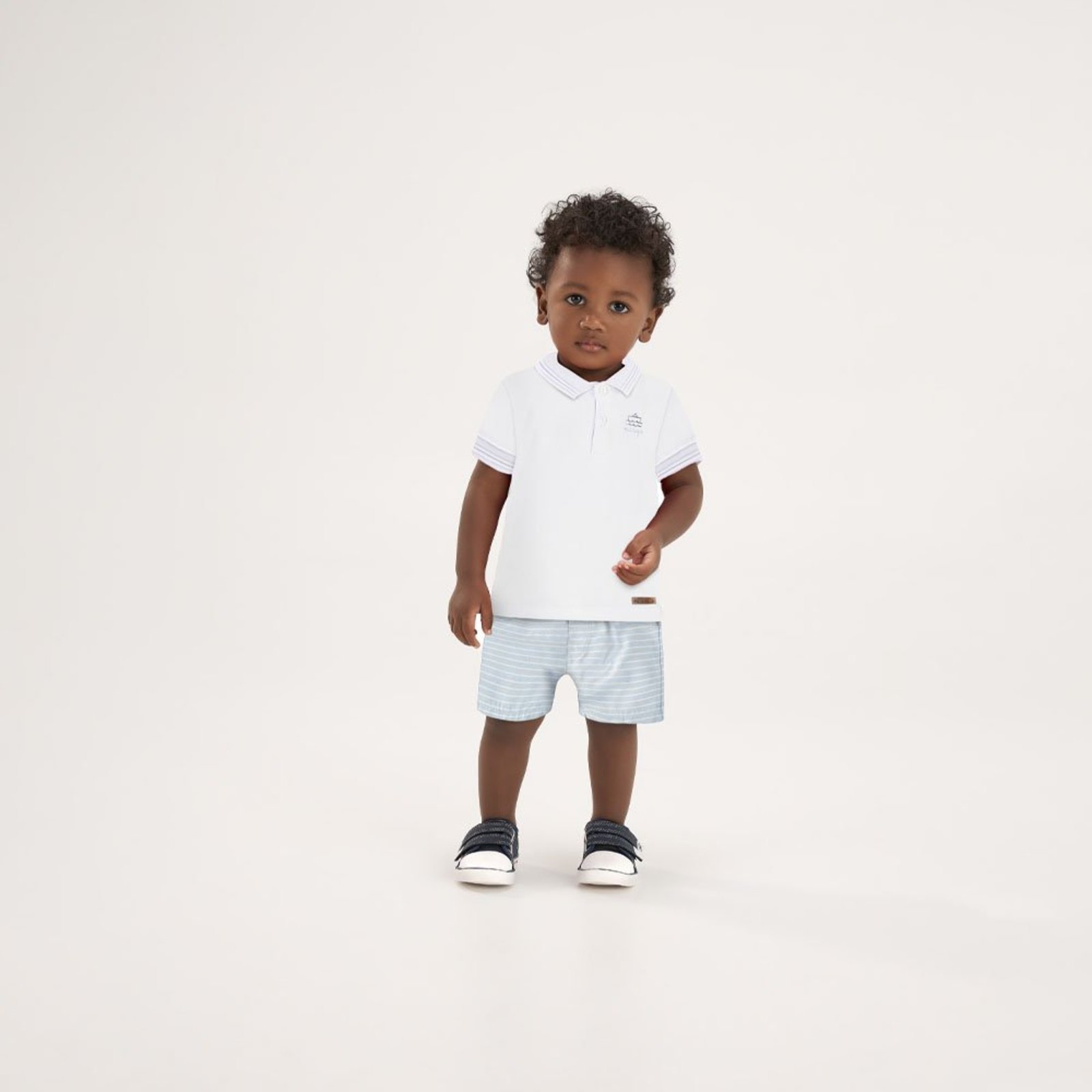 Infantil - Conjunto Branco Pulla Bulla Menino - 53672-3
