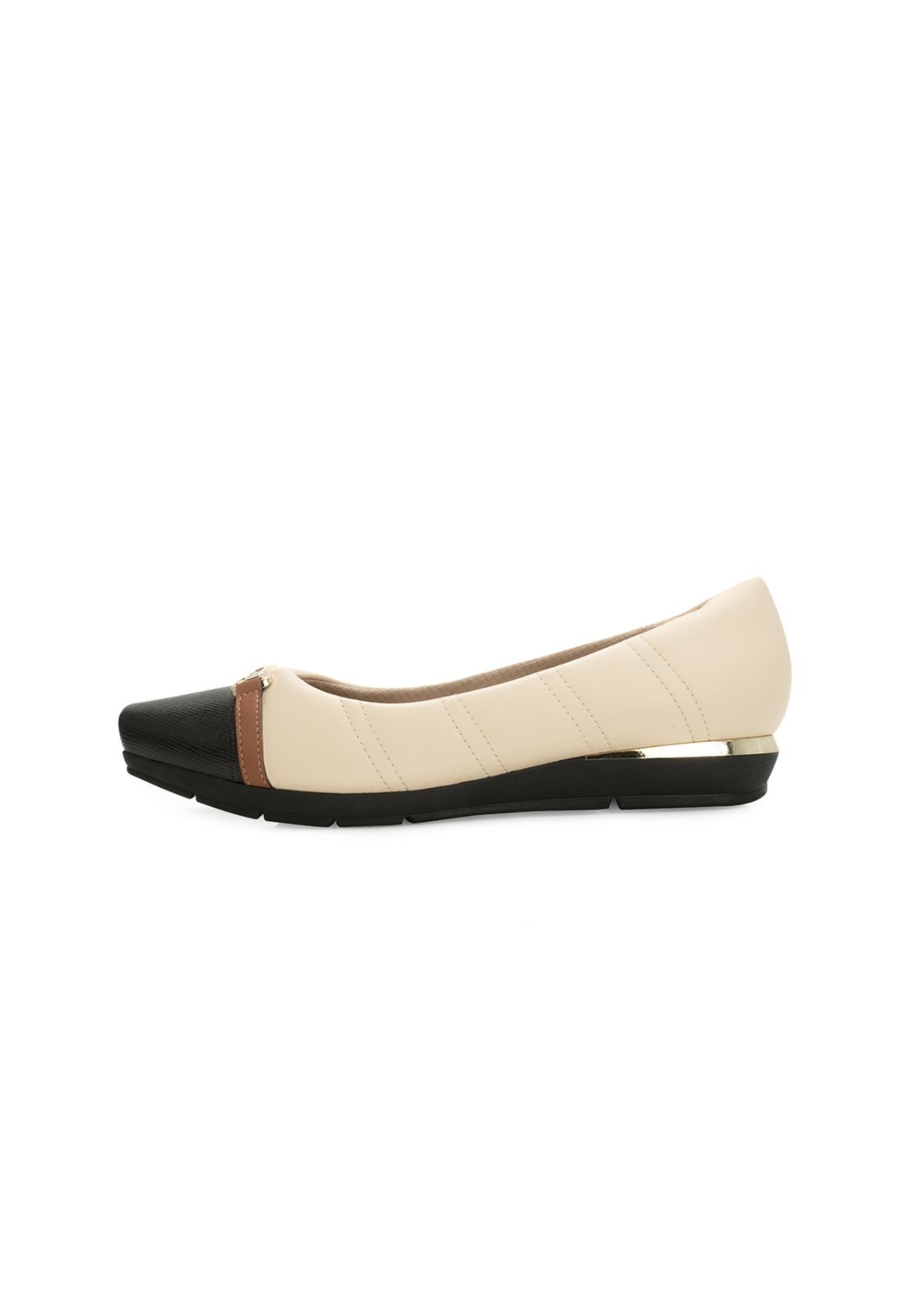 Vista 3 Sapato Piccadilly PD25-14732 Preto bege Piccadilly bege