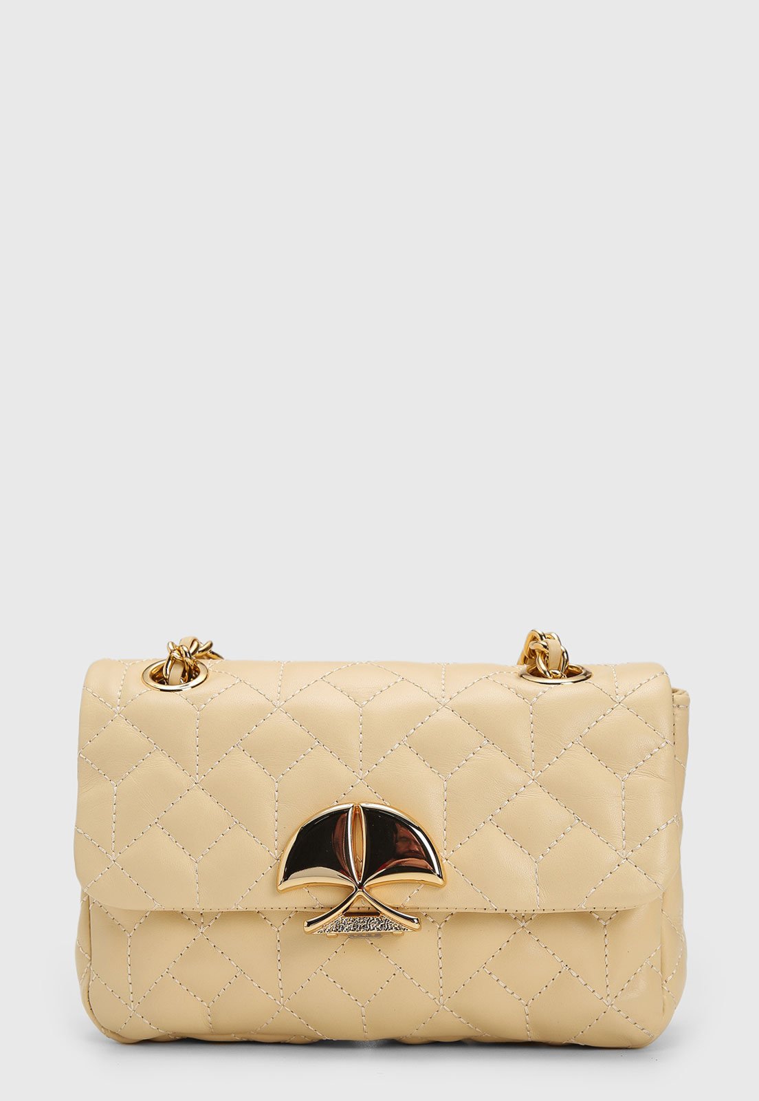 Bolsa Pequena Luiza Barcelos Matelassê Bege