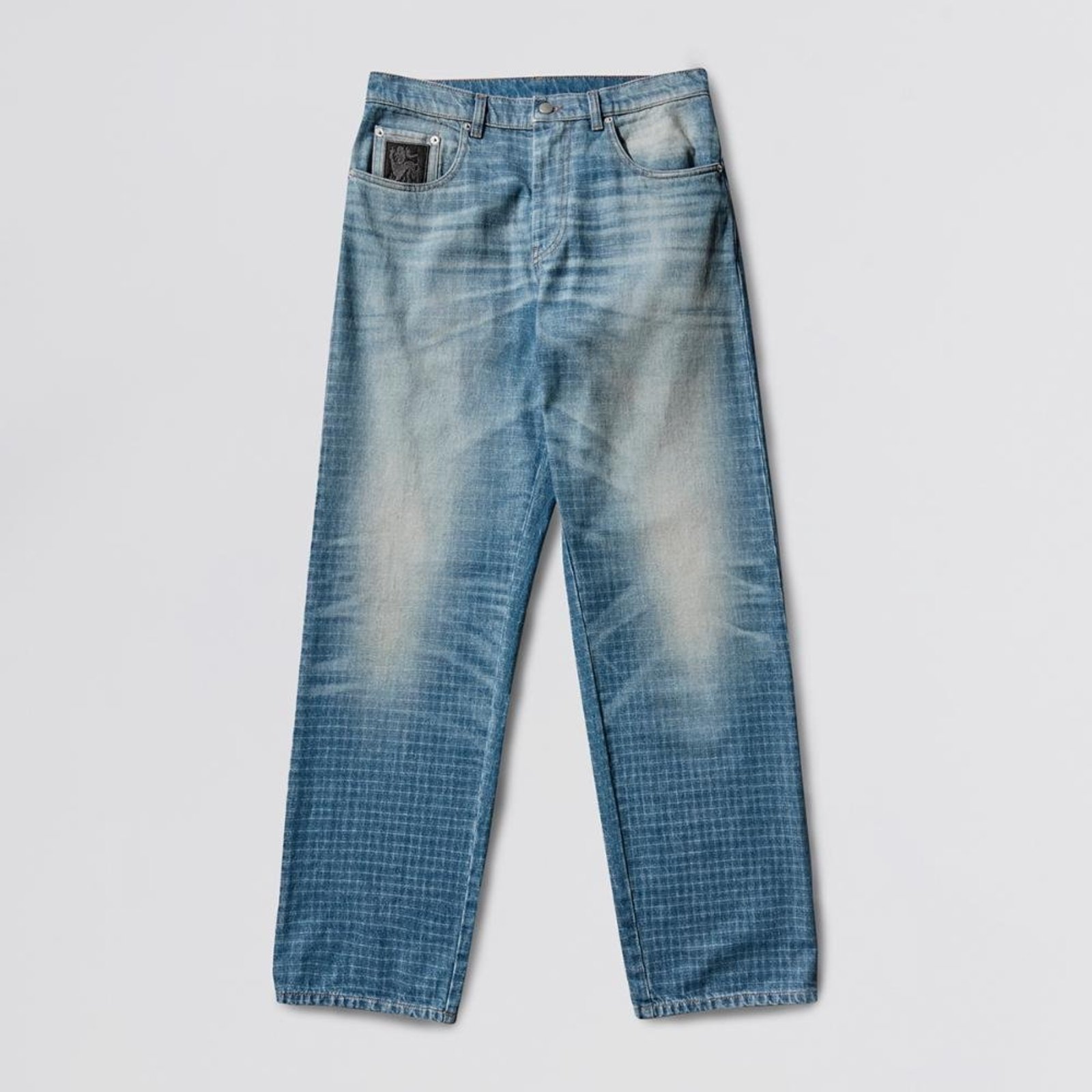 Calça Unisex Umbro Checked Jeans Incolor
