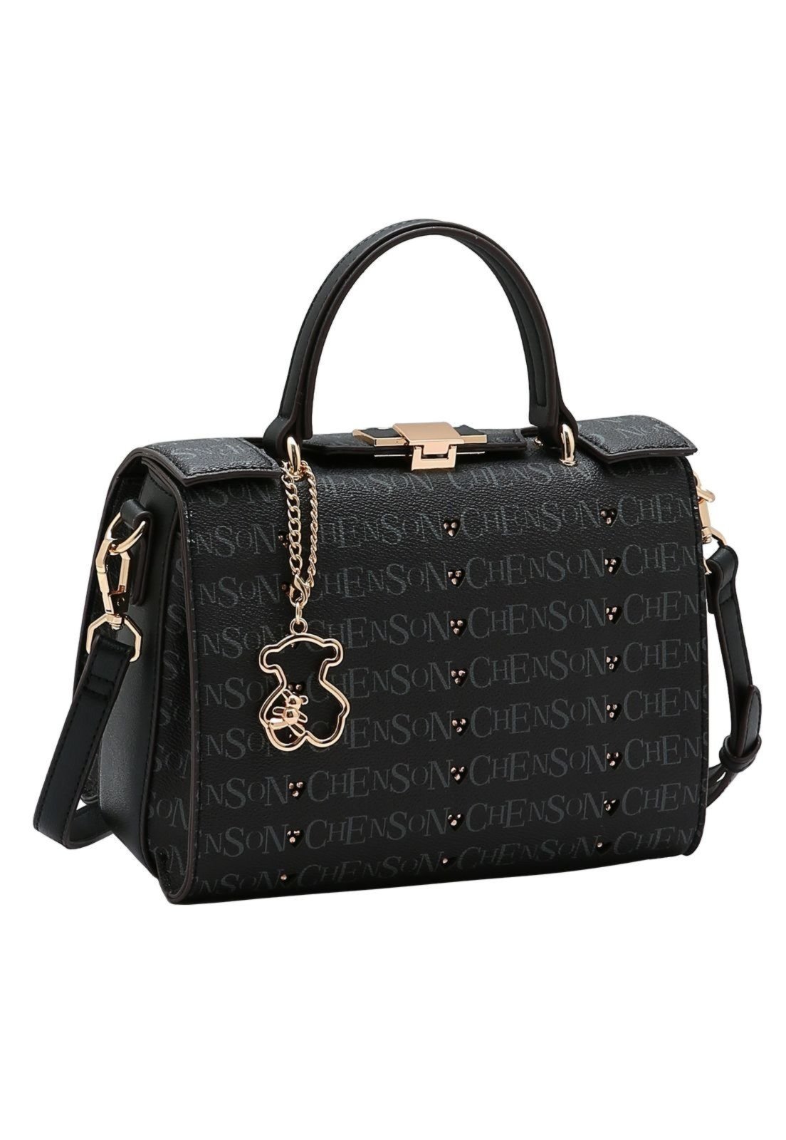 Bolsa Feminina Chenson Cristal Monograma 3485401 Preto