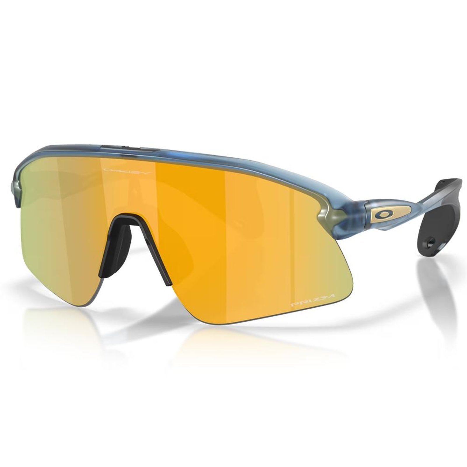 Vista 2 Óculos de Sol Oakley Stunt Devil Matte Transparent Abyss 539 amarelo transparent Oakley amarelo transparent