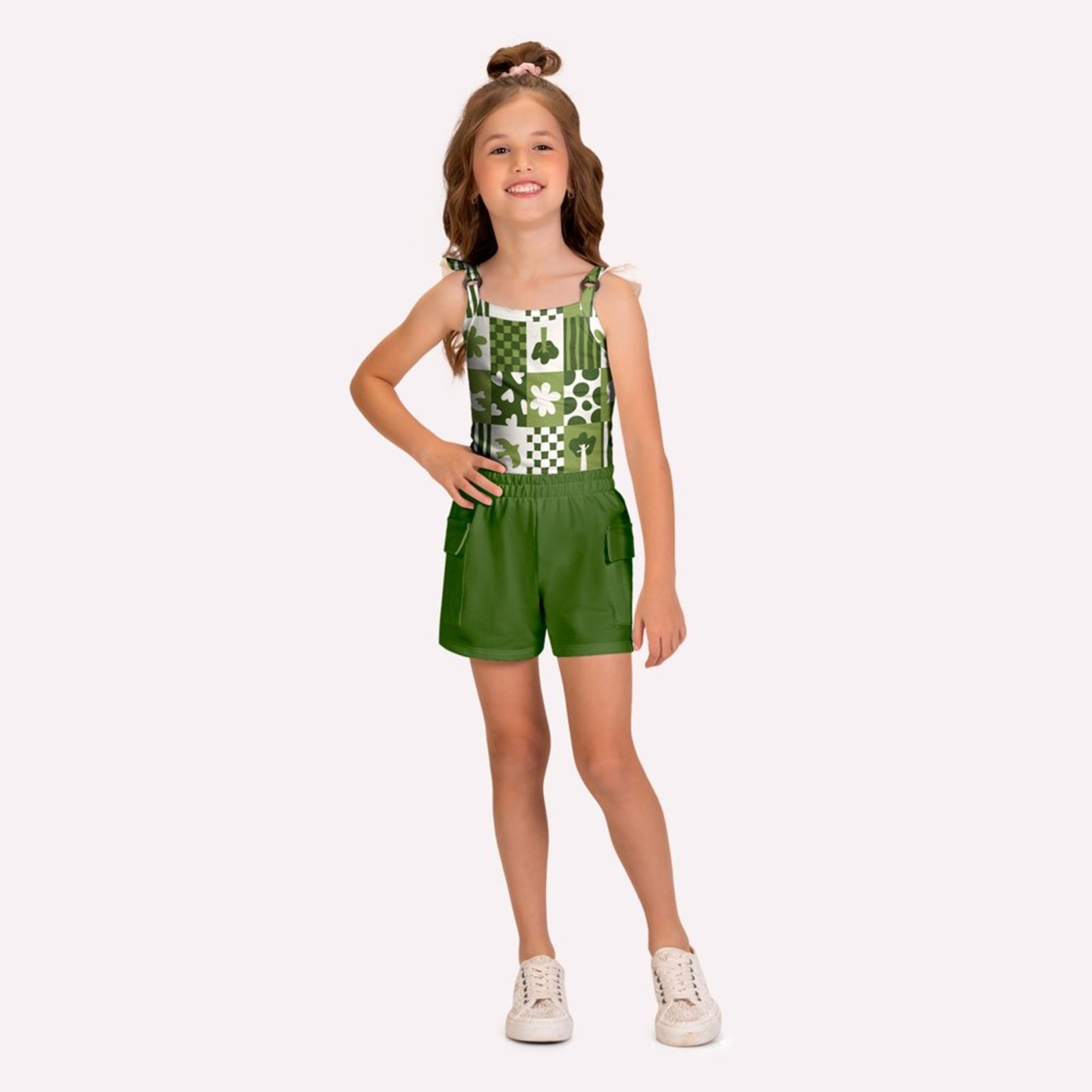 Infantil - Conjunto Menina com Bolsos Kyly