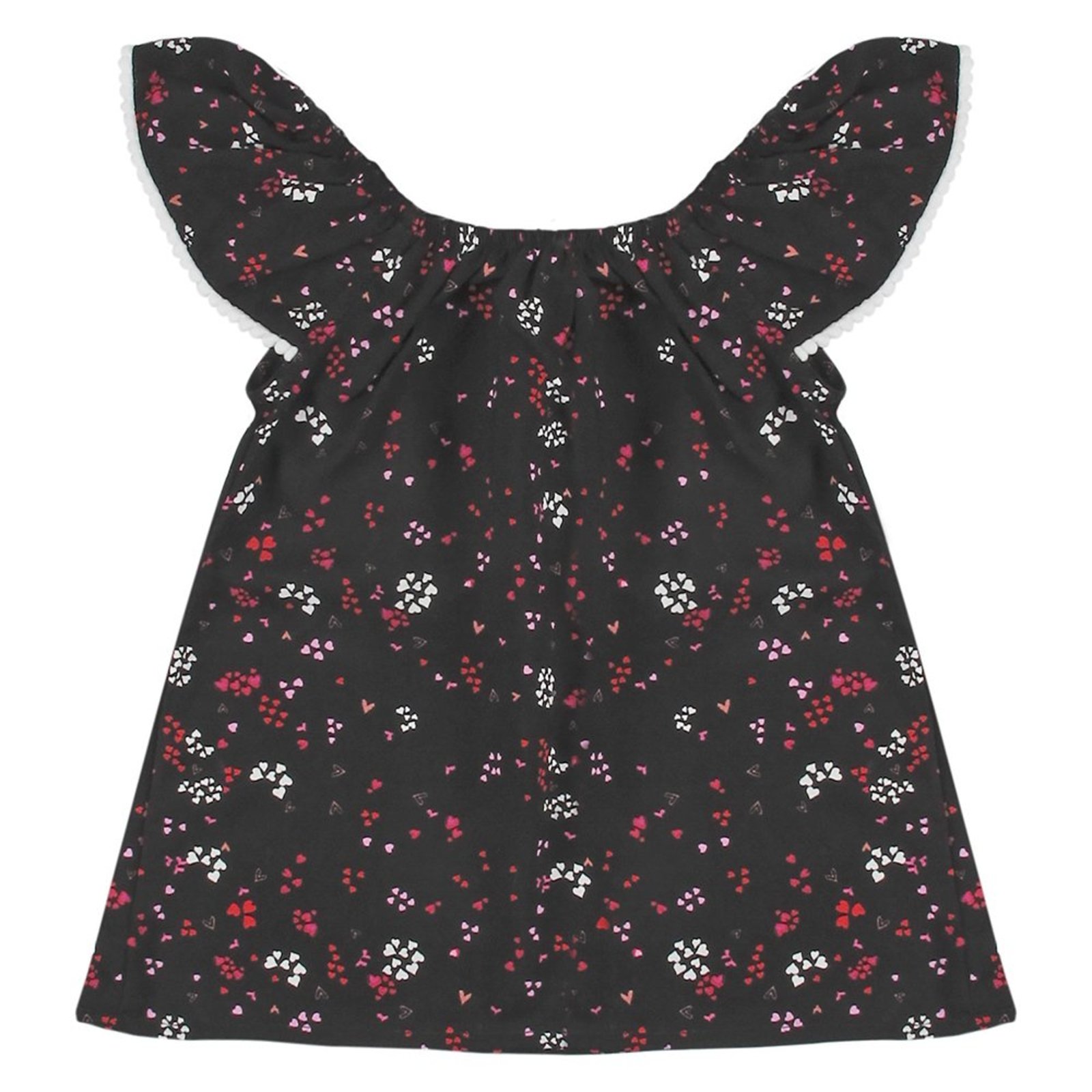Infantil - Blusa Look Jeans Viscose Collor