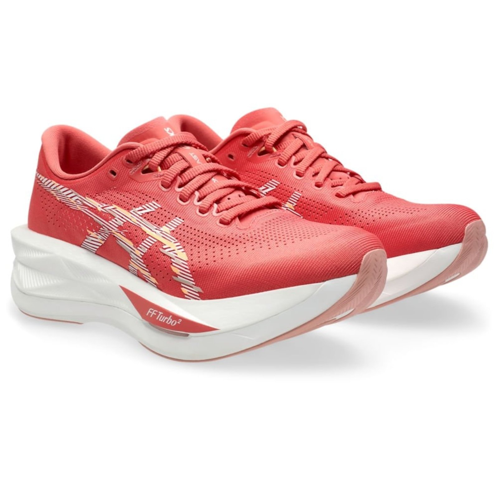 Vista 3 Tênis ASICS Sonicblast - Feminino Branco rosa ASICS rosa