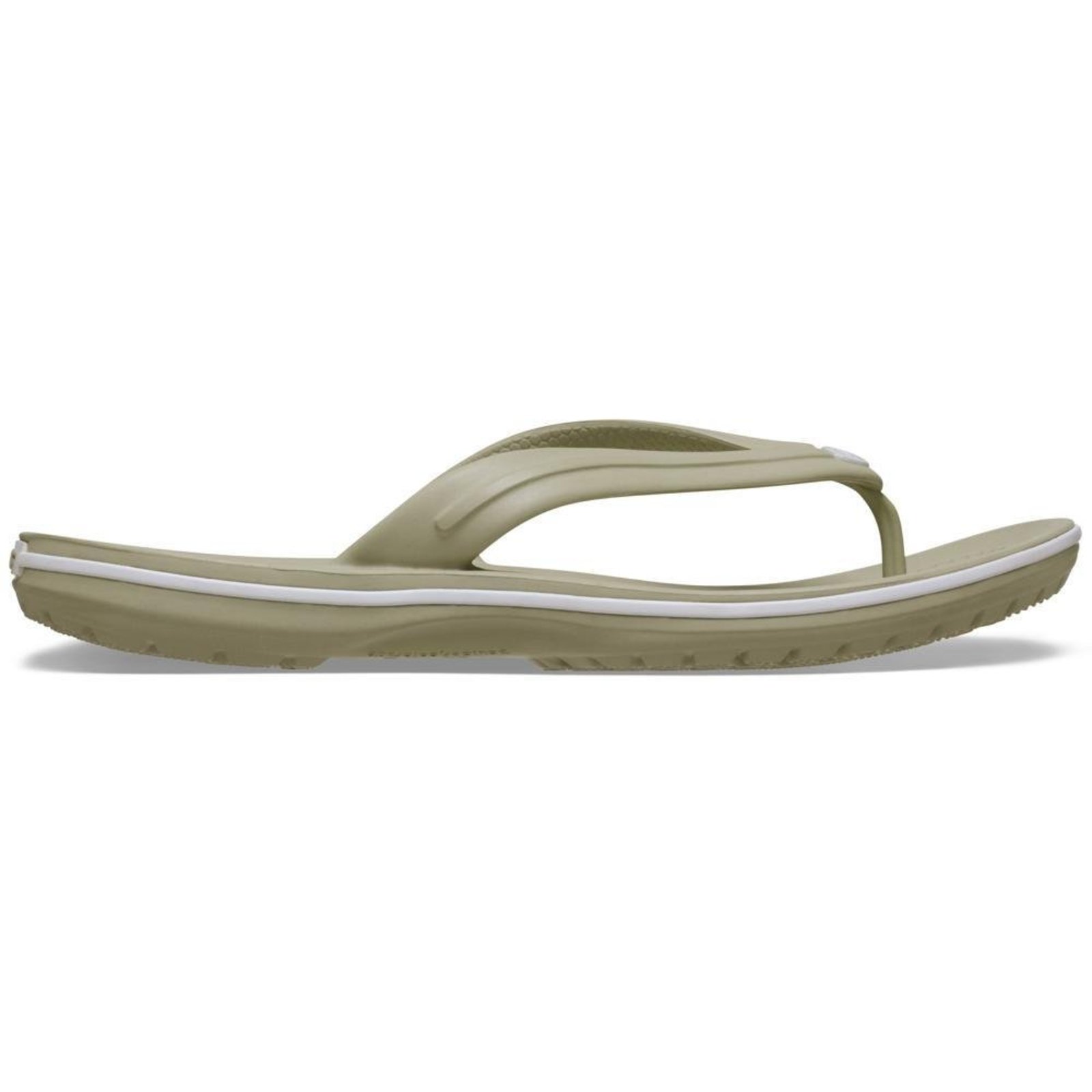 Chinelo Crocs Crocband Flip Meteor Bege