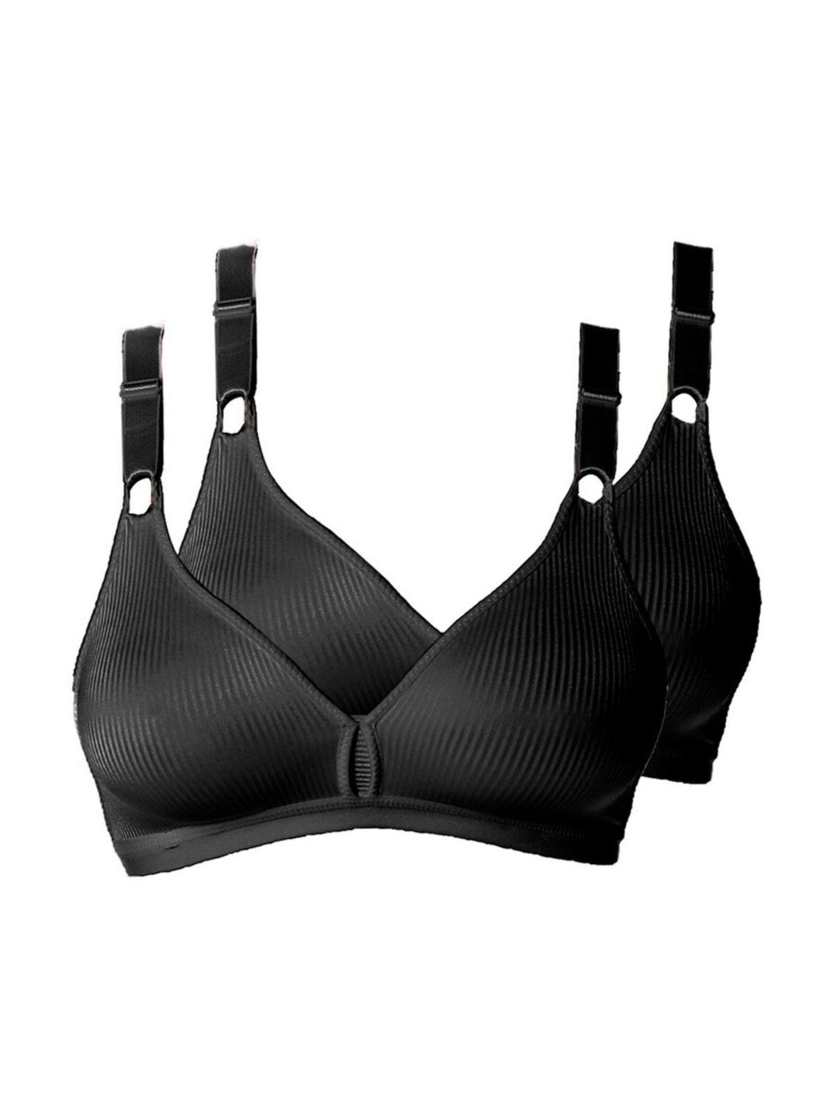 Kit com 2 Sutiãs sem Aro e sem Bojo Demillus 61196/61096 Taça B