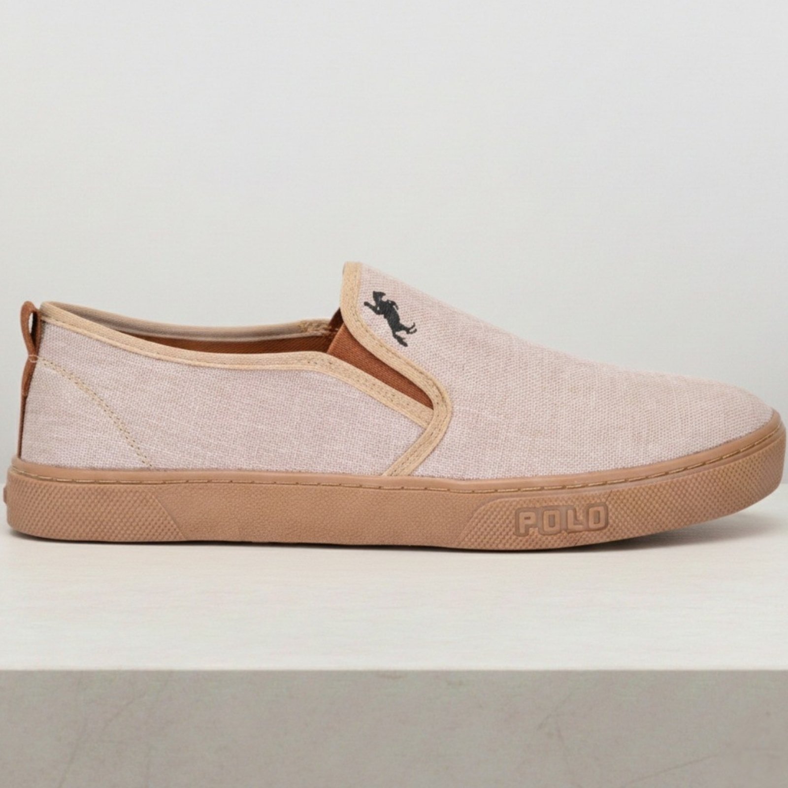 Tênis Masculino Casual Slip On Polo Estilo Urbano Calcie Facil Conforto