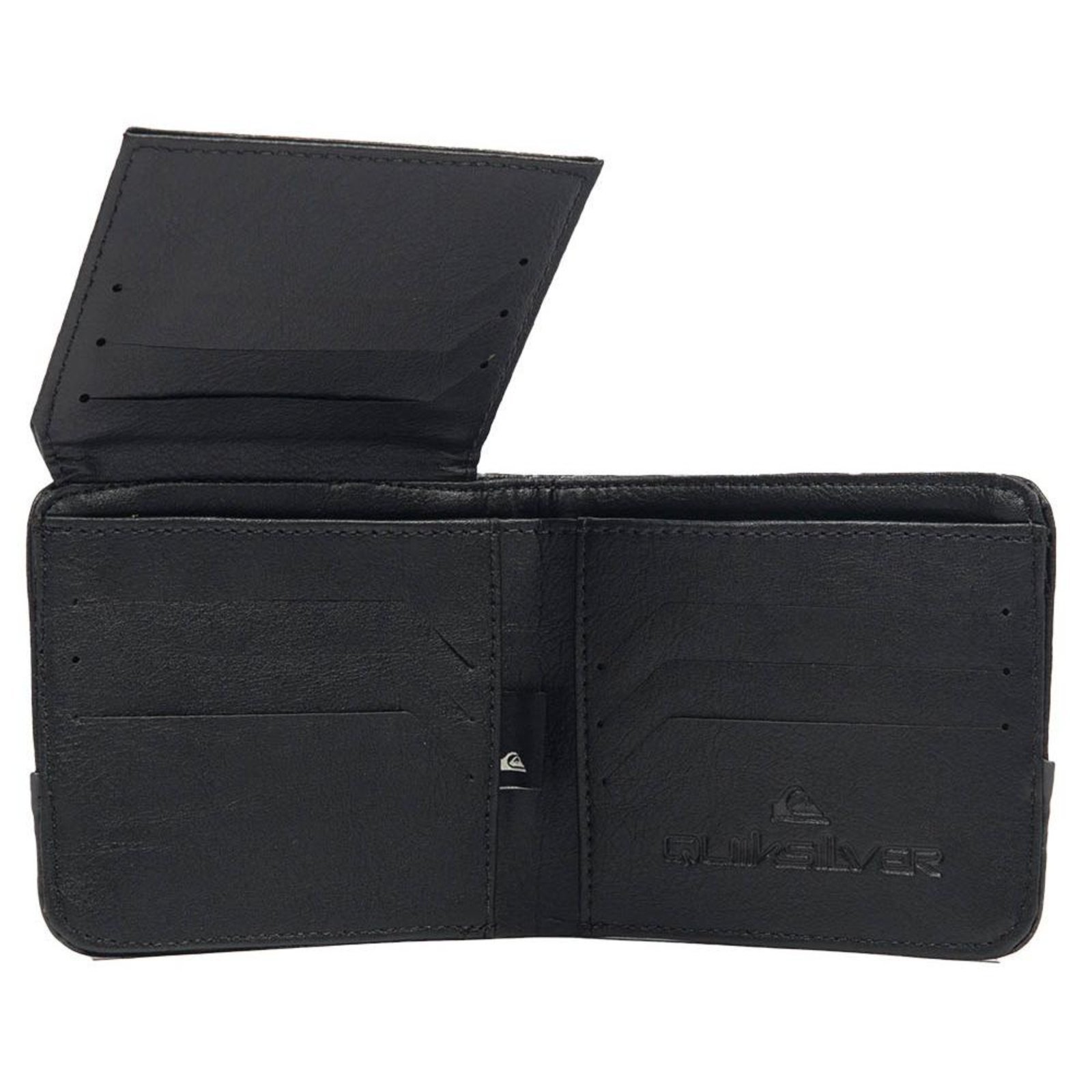 Carteira Quiksilver Fade Ocean Preto