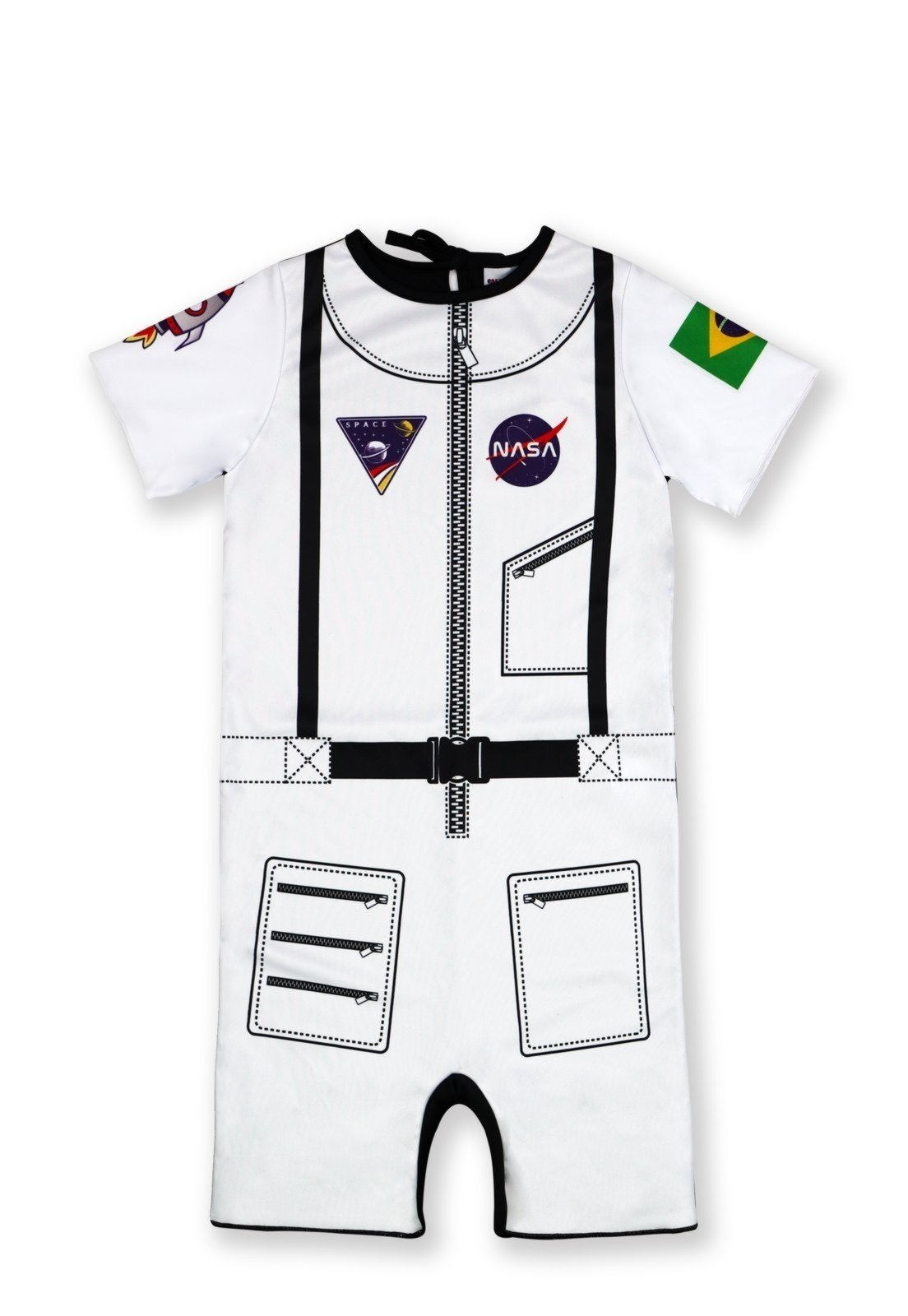 Vista 3 Infantil - Fantasia Bem Vestir Astronauta branco BEM VESTIR branco