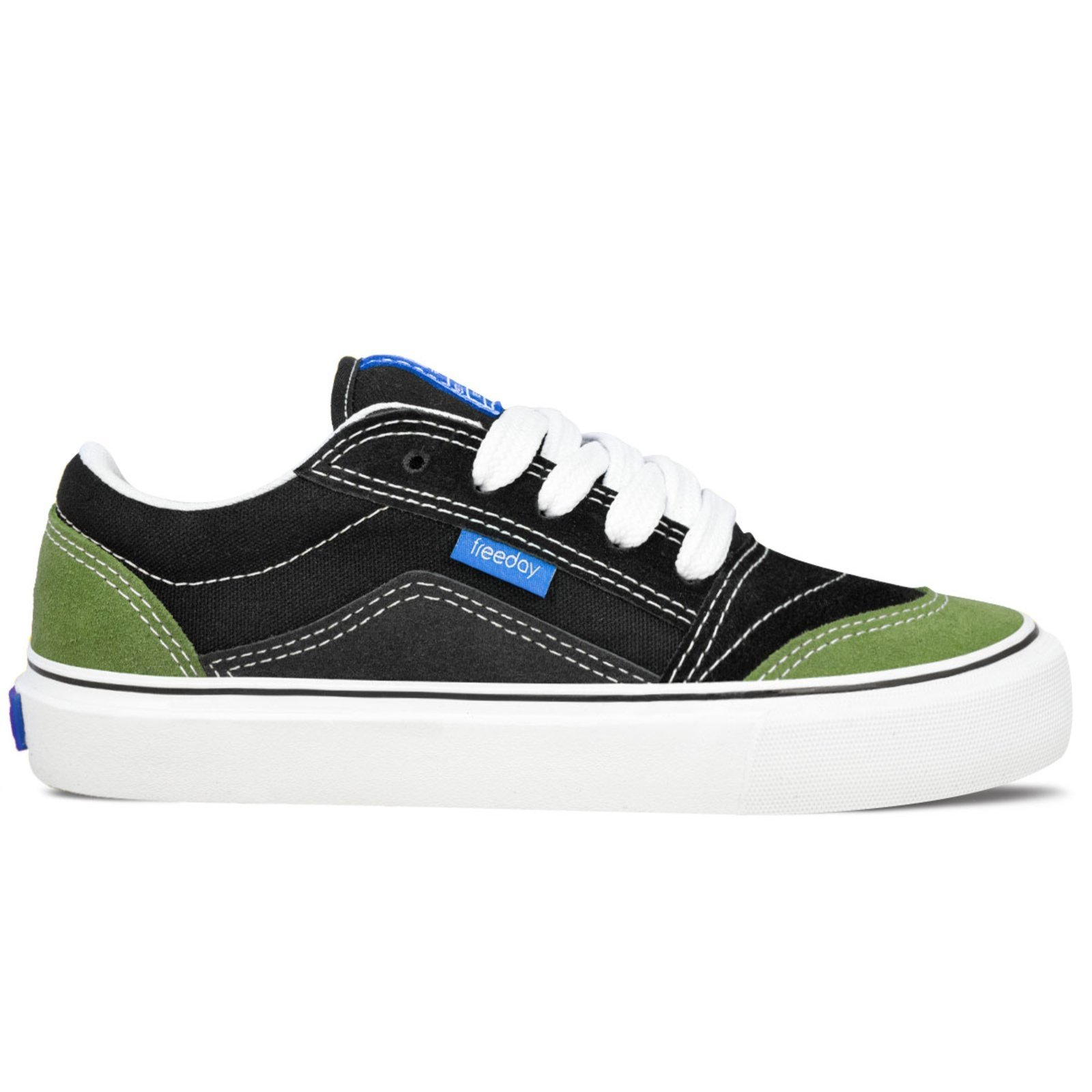 Tênis Freeday Unissex Camurça Fractal Verde Militar