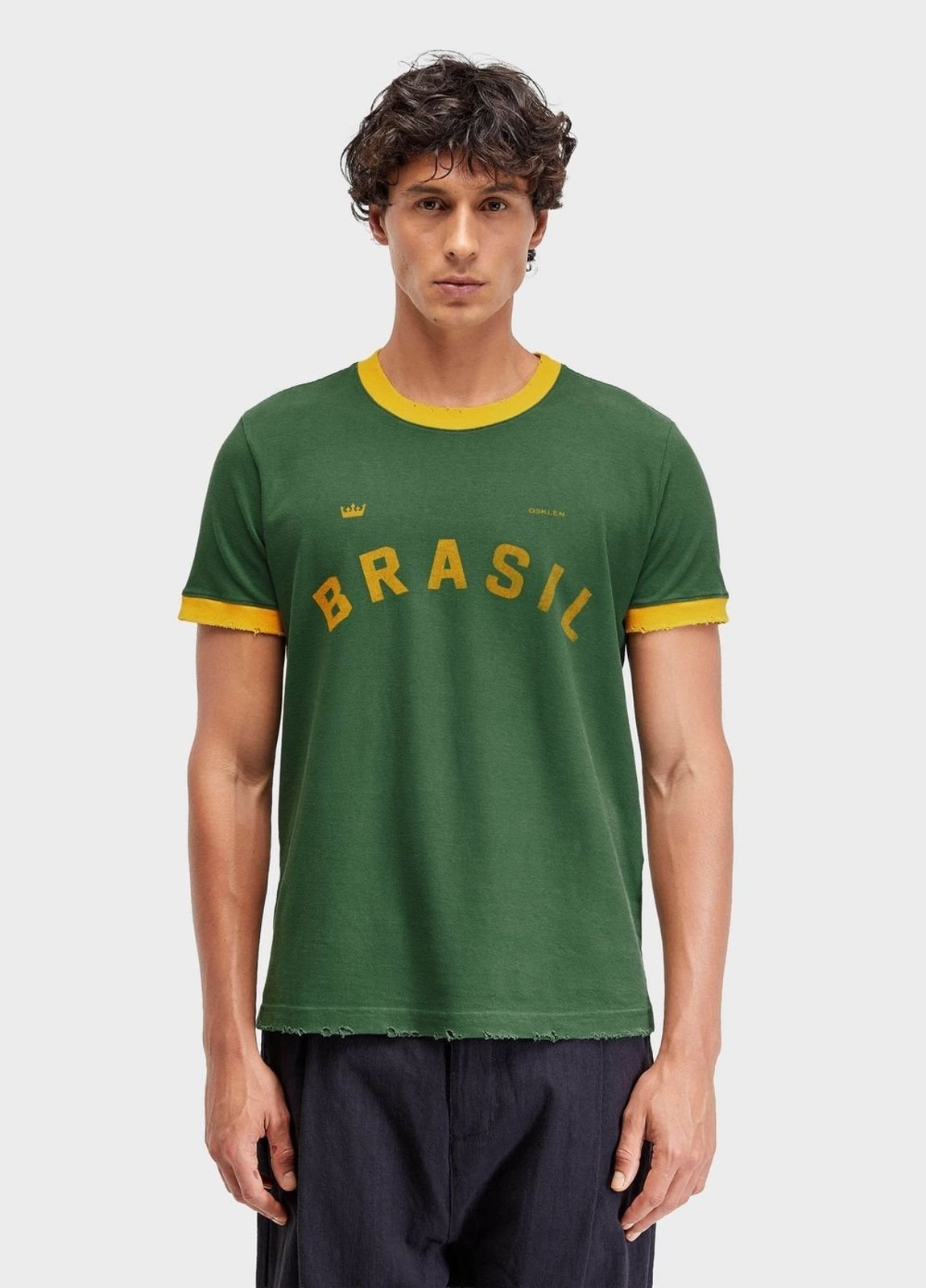 T-shirt slim football series OSKLEN