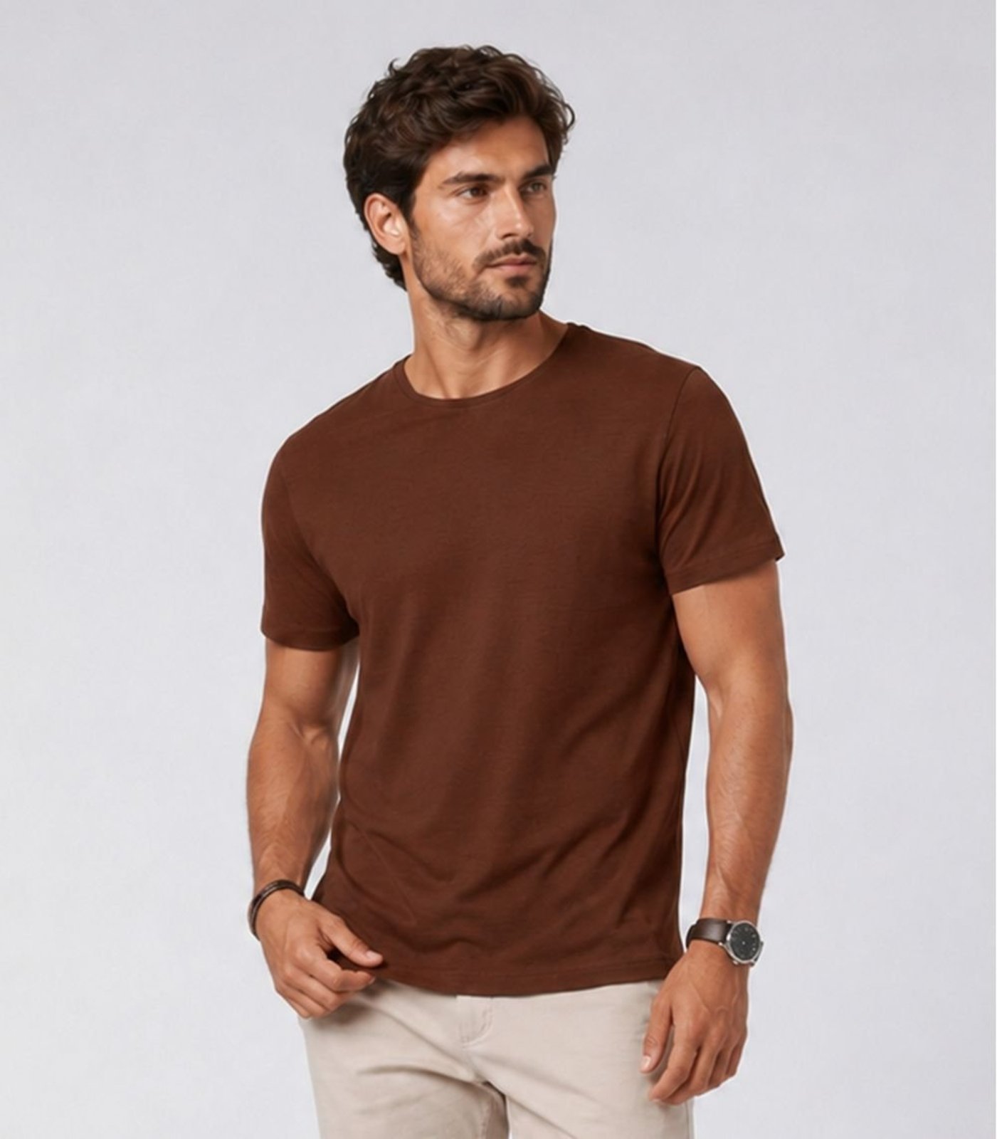 Camiseta Flamé Masculina Kohmar Marrom