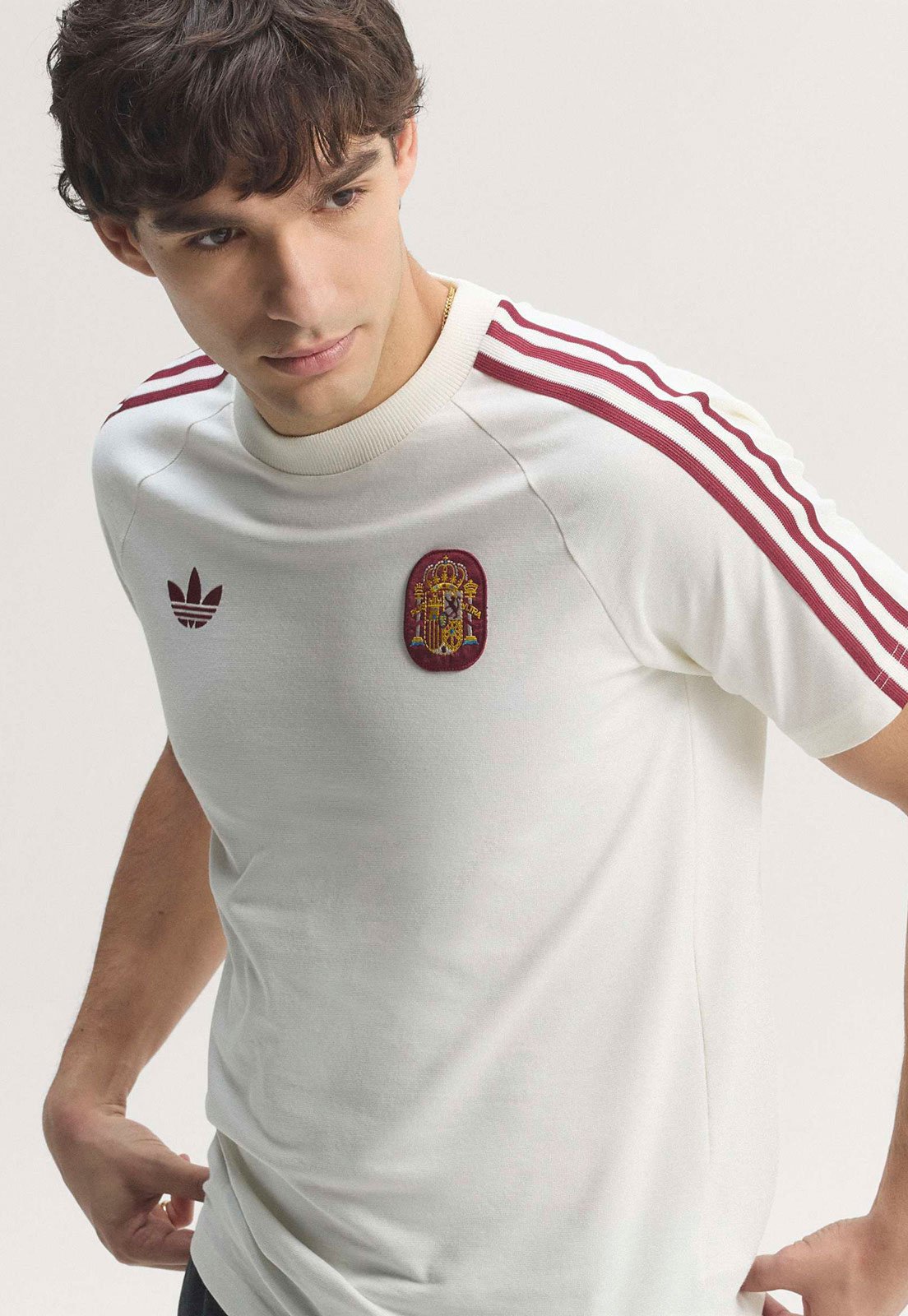 Camiseta Masculina adidas Originals Espanha Originals Branca