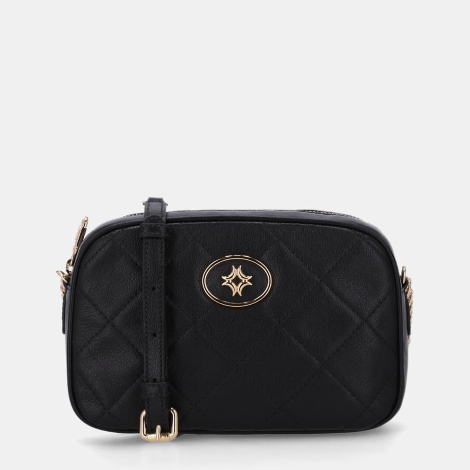 Bolsa Tiracolo Pequena Saara Preto - 2000936 Luz da Lua